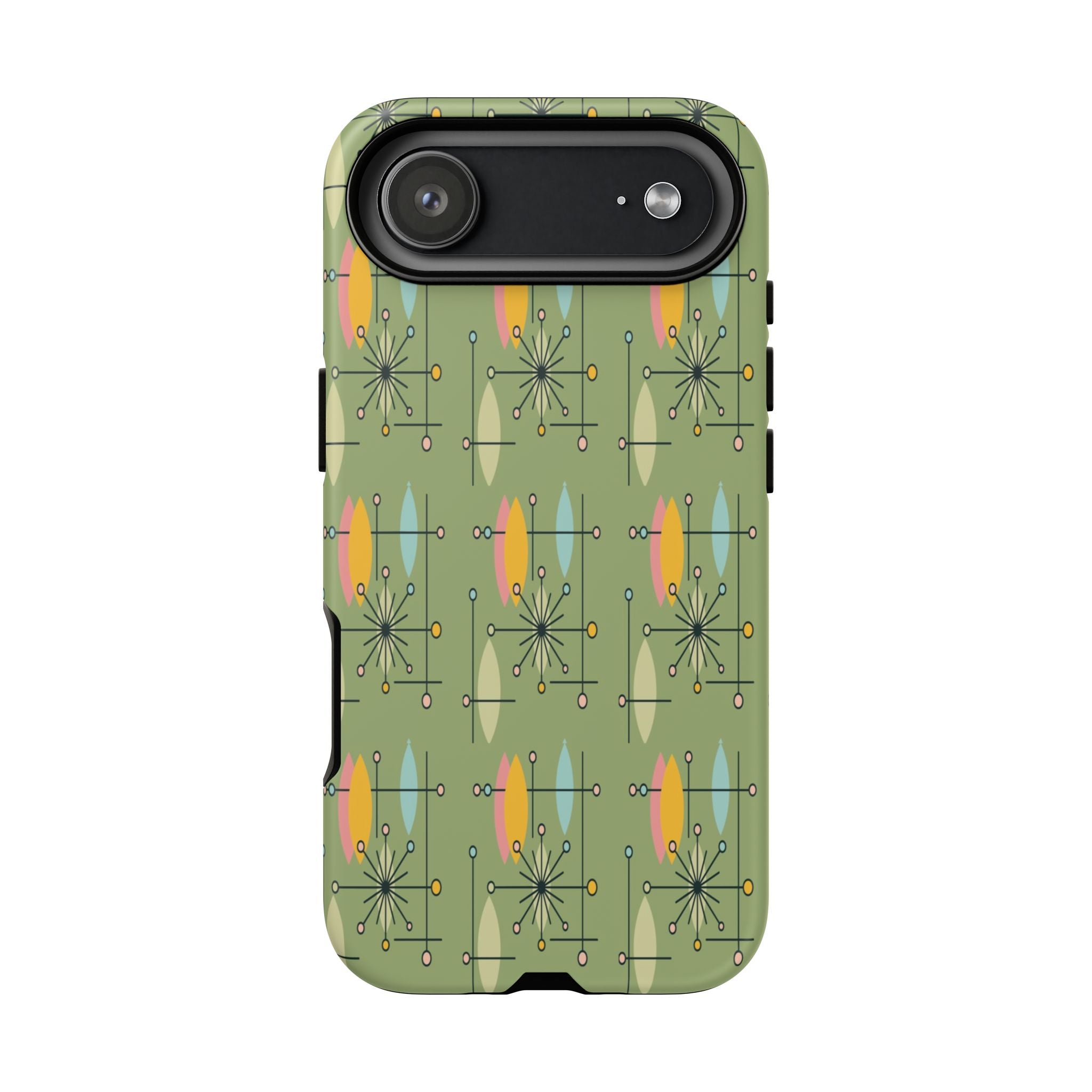 Sputnik Atomic MCM 50s Starburst iPhone Case