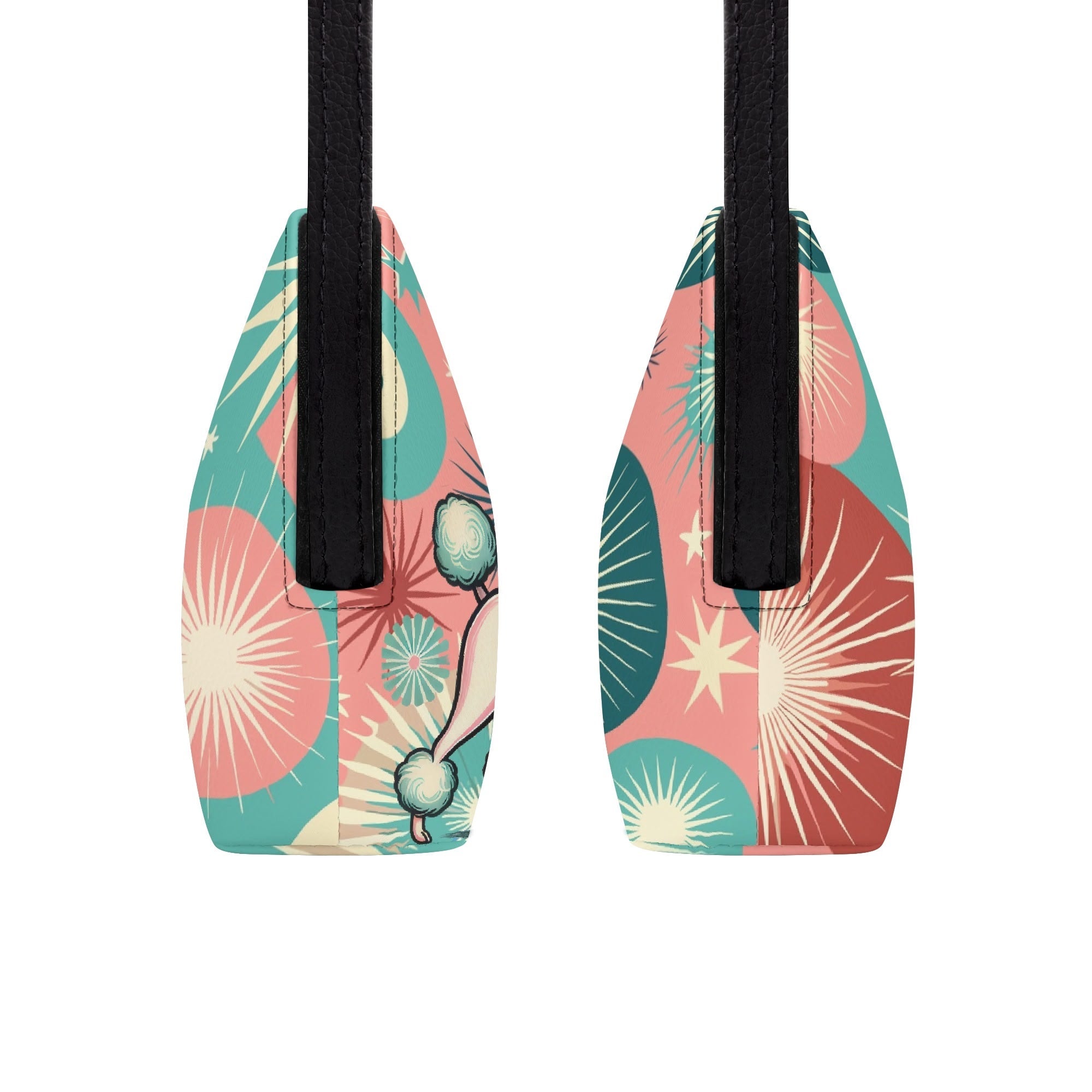 Kate McEnroe New York 50s Kitsch Cute Poodle Starburst Mini Purse, Retro Crossbody Bag, Mid Century Modern Girls HandbagHandbagsN67GMD2W - 1