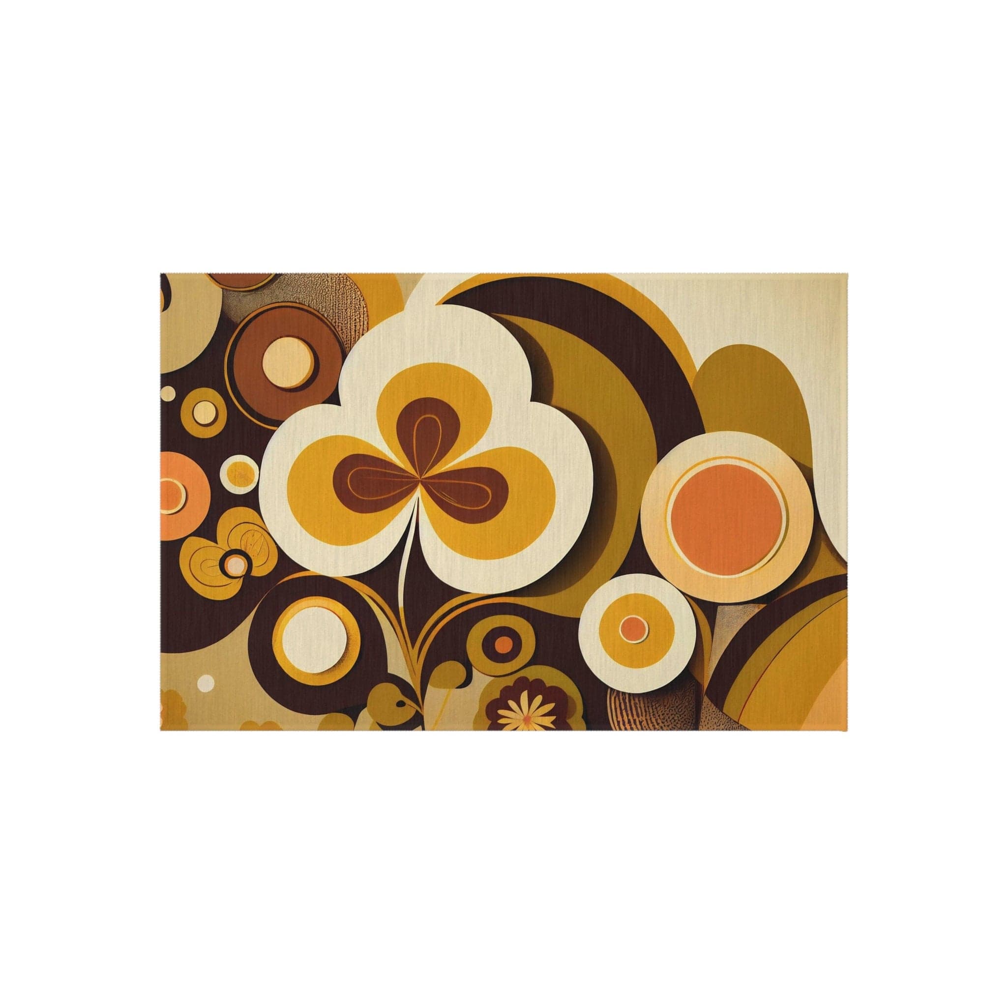 Kate McEnroe New York 60s MCM Retro Indoor - Outdoor Rug, 70s Groovy, Hippie Abstract Patio Rug, Mid Century Modern Living Room, Bedroom Porch Carpet - 123981223Rugs30598061485563124668