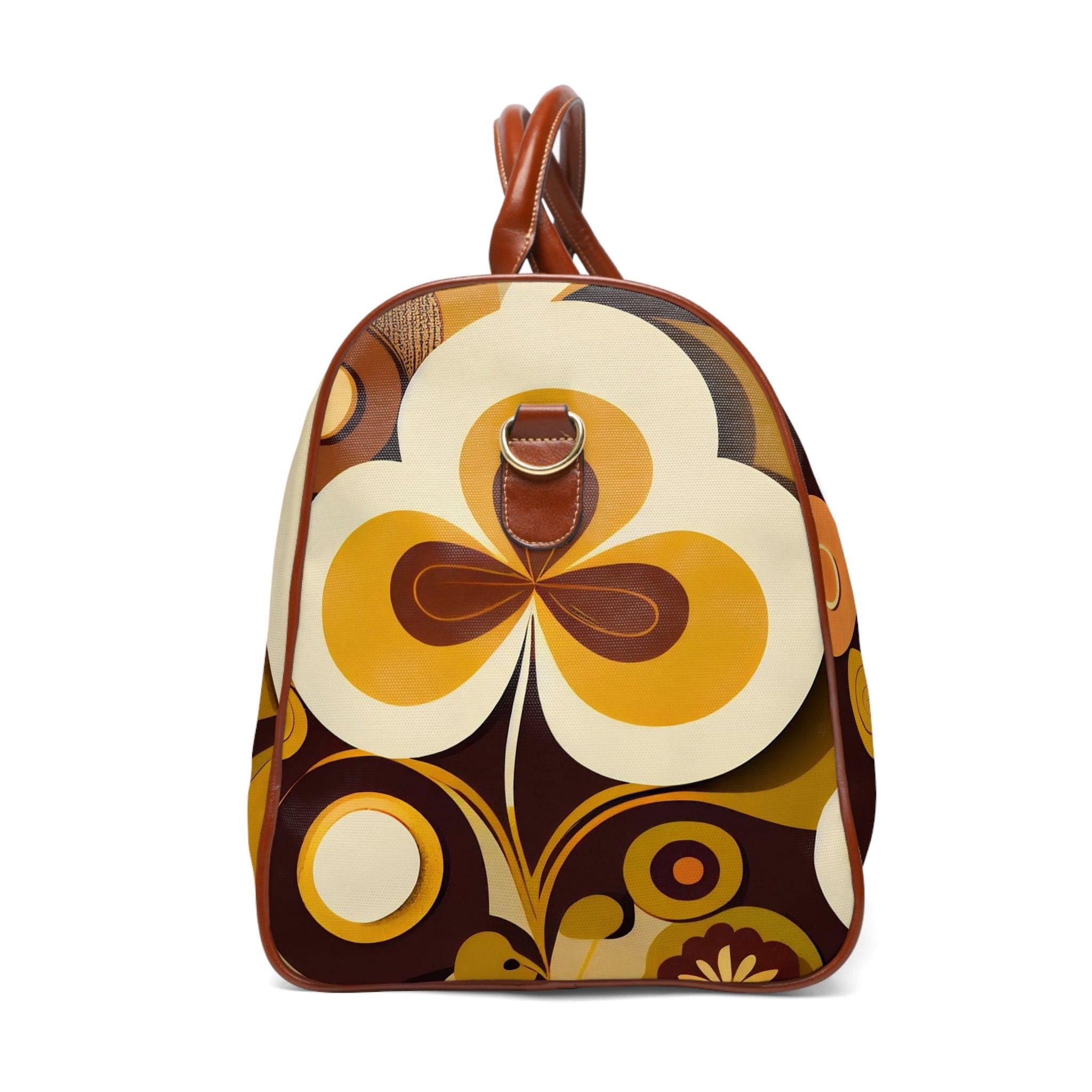 Kate McEnroe New York 60s Mid Mod Geometric Retro Travel Bag, MCM 70s Groovy, Hippie Bold Abstract Duffel Bag, Mid Century Modern Carry on Bag - 123481223Duffel Bags30499778719530606373