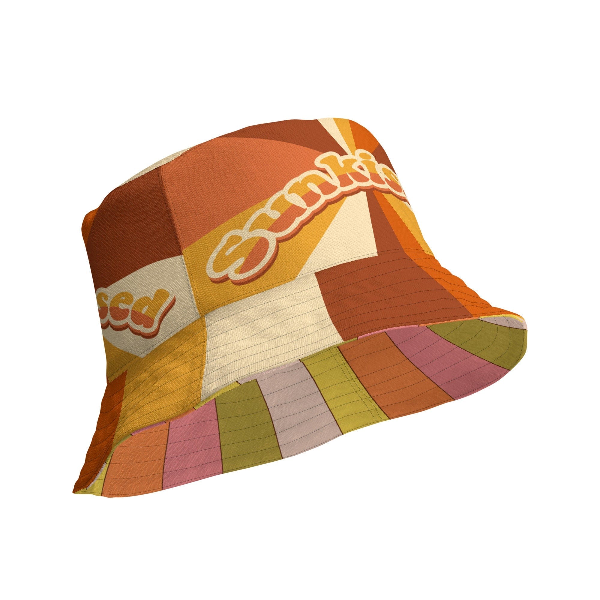 Kate McEnroe New York 70s Groovy Hippie Sunkissed Reversible Bucket HatHats63C775721B24A_16361