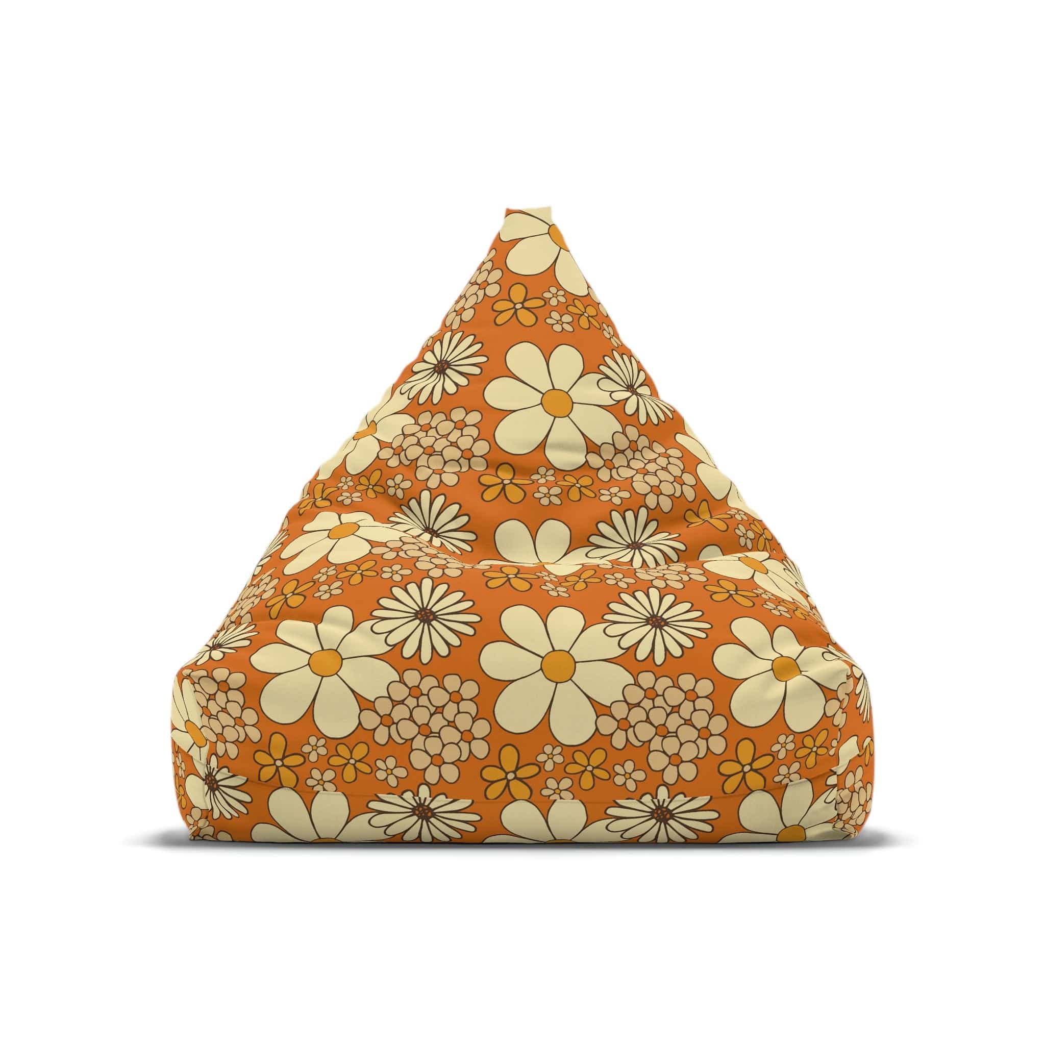 Kate McEnroe New York 70s Retro Groovy Hippie Floral Bean Bag Chair CoverBean Bag Chair Covers17225241142698463521