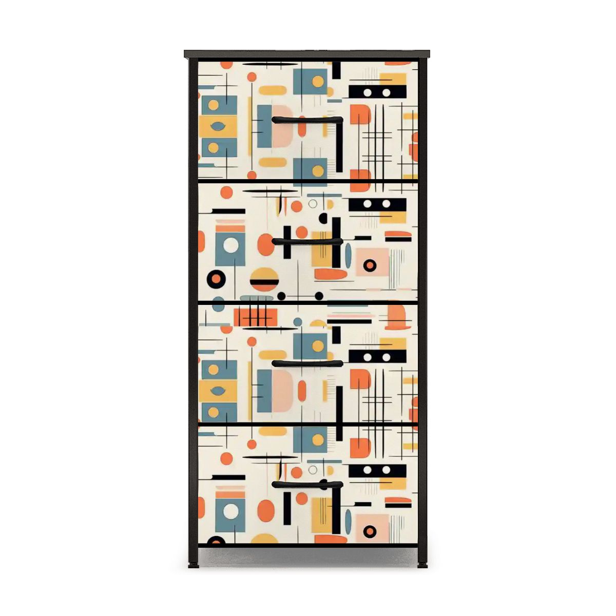 Kate McEnroe New York Abstract Bauhaus 1950s MCM Modernist Drawer DresserDressersIS1rcelSlw