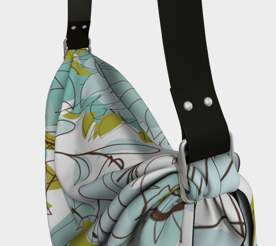 Kate McEnroe New York Abstract Whisps Floral Origami Tote BagHandbags5493964|black|regular