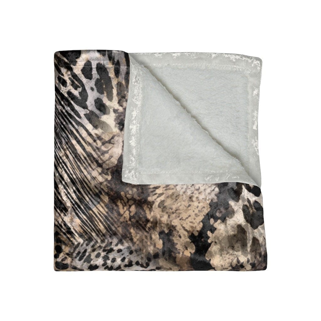 Kate McEnroe New York Animal Print Crushed Velvet BlanketBlankets24259397287183166768