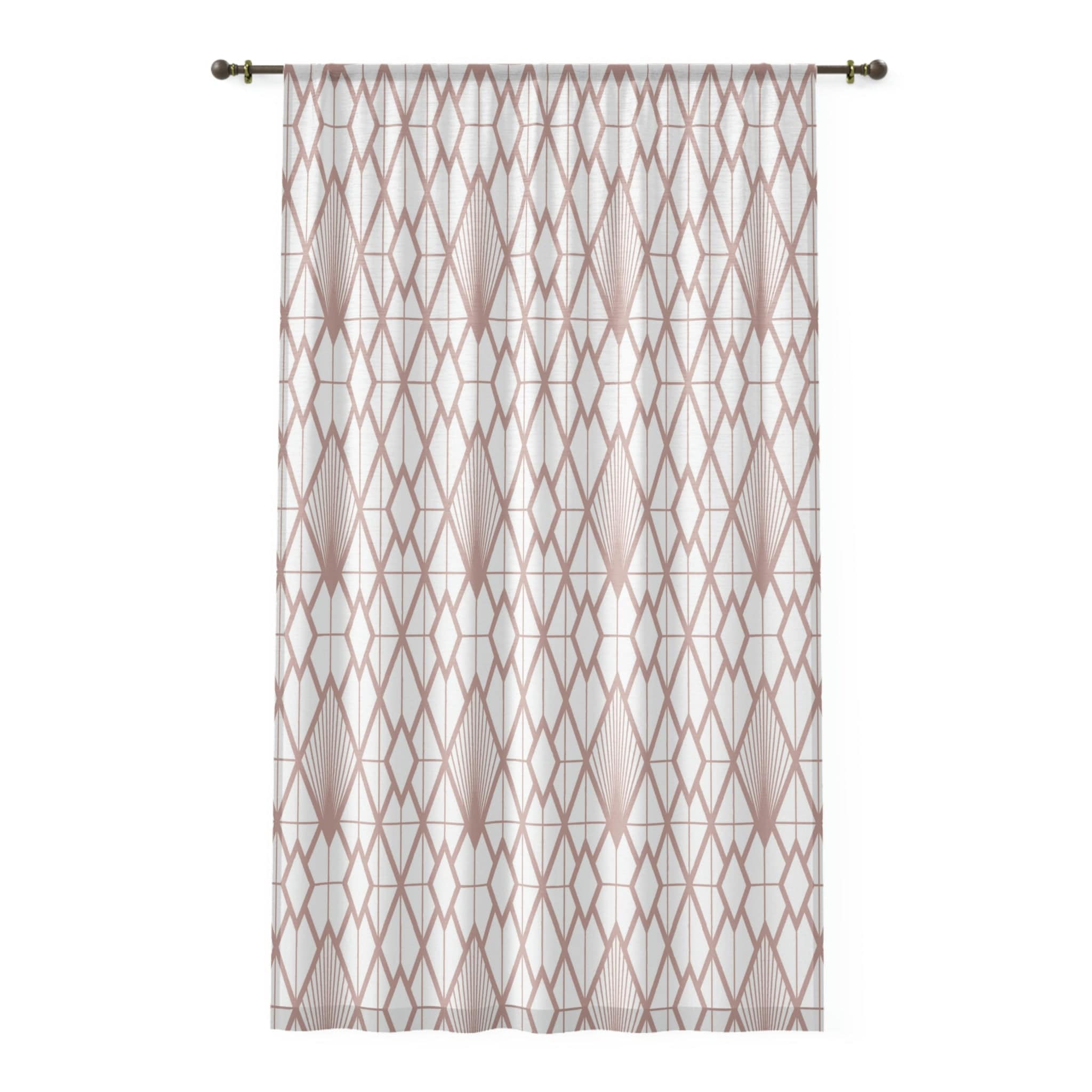 Kate McEnroe New York Art Deco Sheer Window CurtainsWindow Curtains3549445648