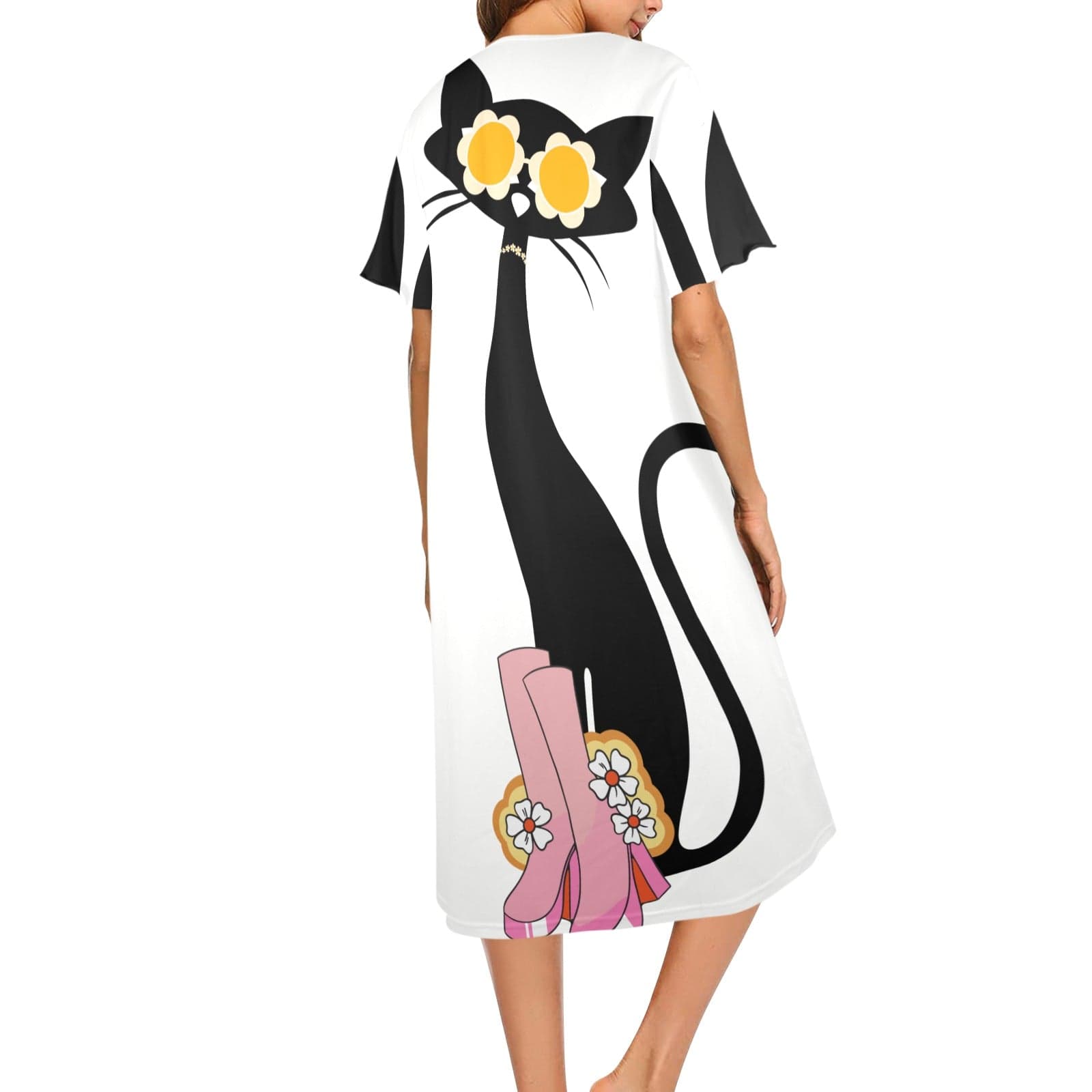 Kate McEnroe New York Atomic Cat Boho Chic MuuMuu LoungewearLoungewearD2876207