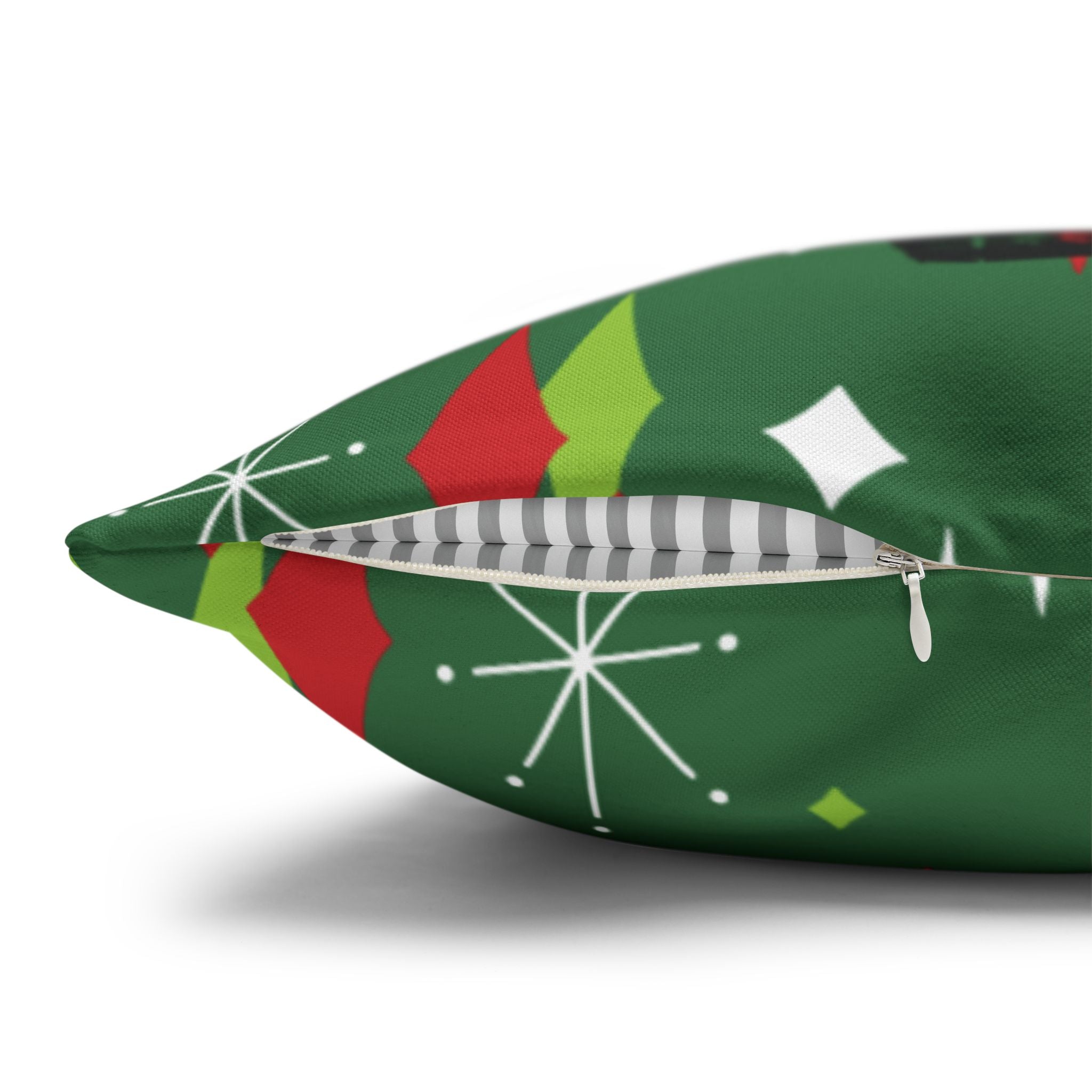 Kate McEnroe New York Atomic Cat Christmas Truck Retro Mid Century Modern Throw Pillow CoverThrow Pillow Covers28475820284630666808