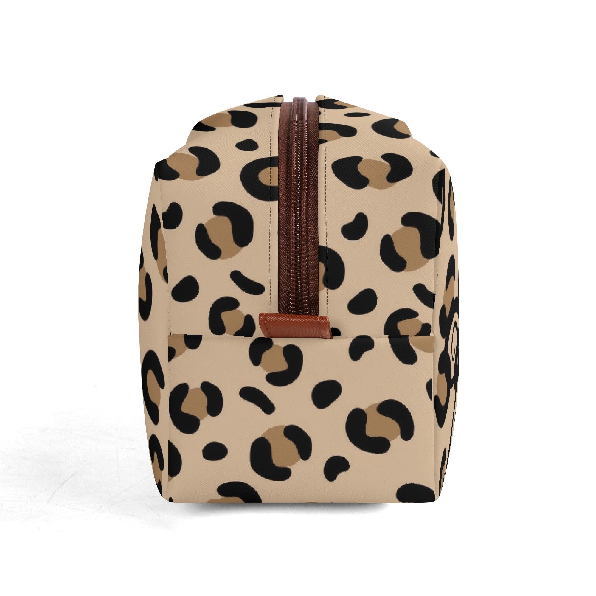 Kate McEnroe New York Atomic Cat Cowgirl Leopard Print Toiletry Bag, Retro Western Kitsch Dopp Kit, Mid Century Modern Travel OrganizerCosmetic & Toiletry BagsW8MQZZOW - 1