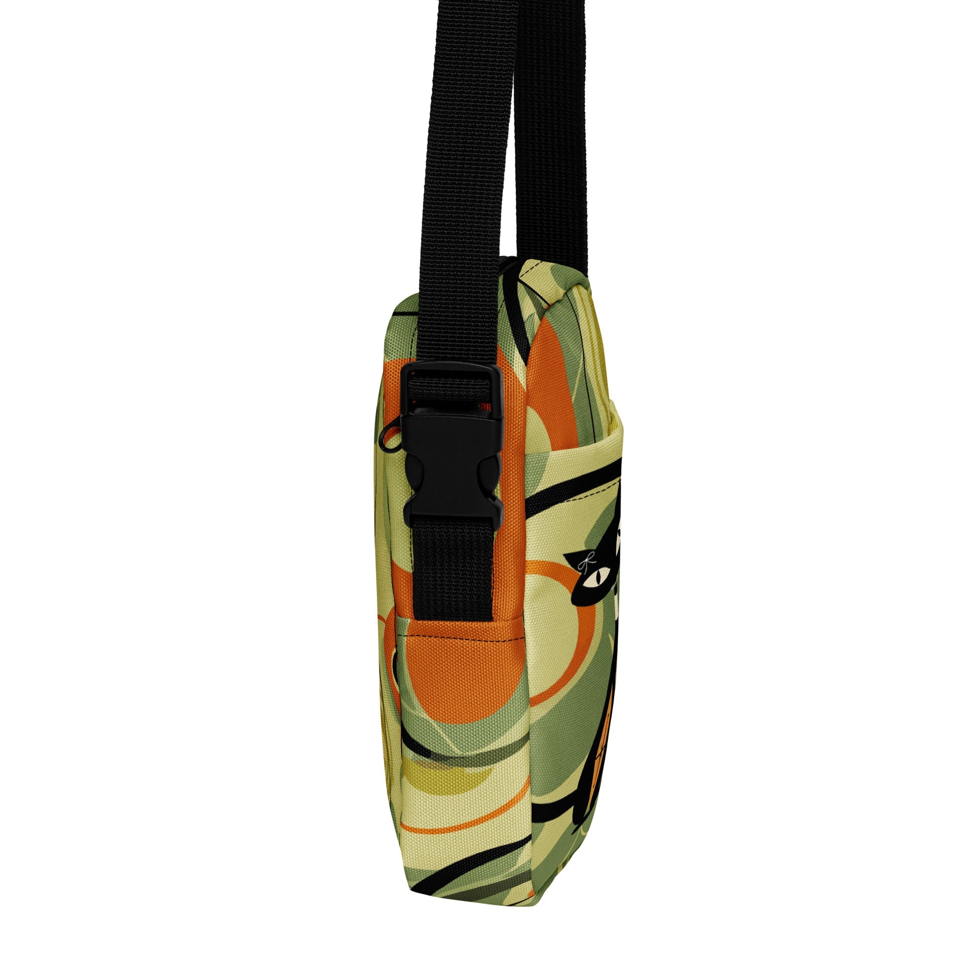 Kate McEnroe New York Atomic Cat Crossbody Bag, Retro Mid Century Modern Sling Bag for WomenCrossbody Bags2457938_19256