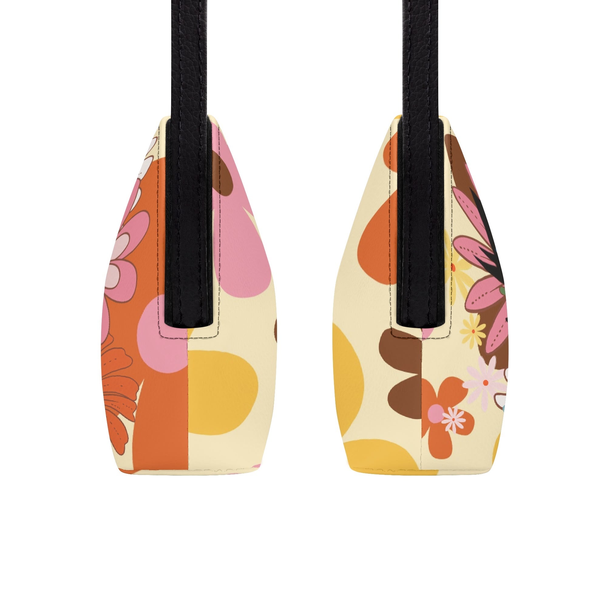 Kate McEnroe New York Atomic Cat Flower Power Mini Purse, Retro Mod 60s Girls Crossbody Bag, Mid Century Modern Kitsch HandbagHandbagsNVO3Z61Y - 1