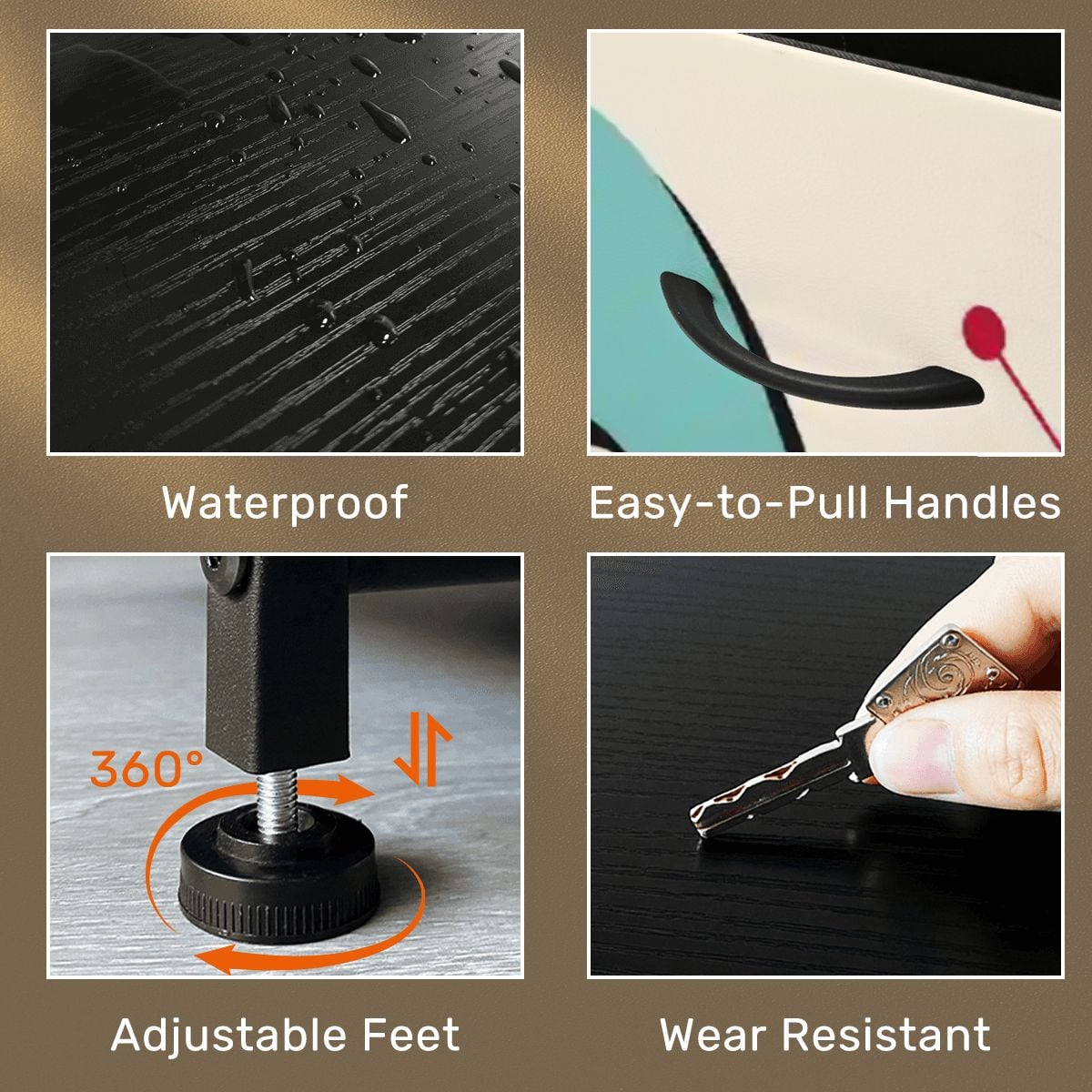 Kate McEnroe New York Atomic Cat Franciscan Starburst Mid Century Modern 4 Drawer DresserDresserseEawpAzXDi