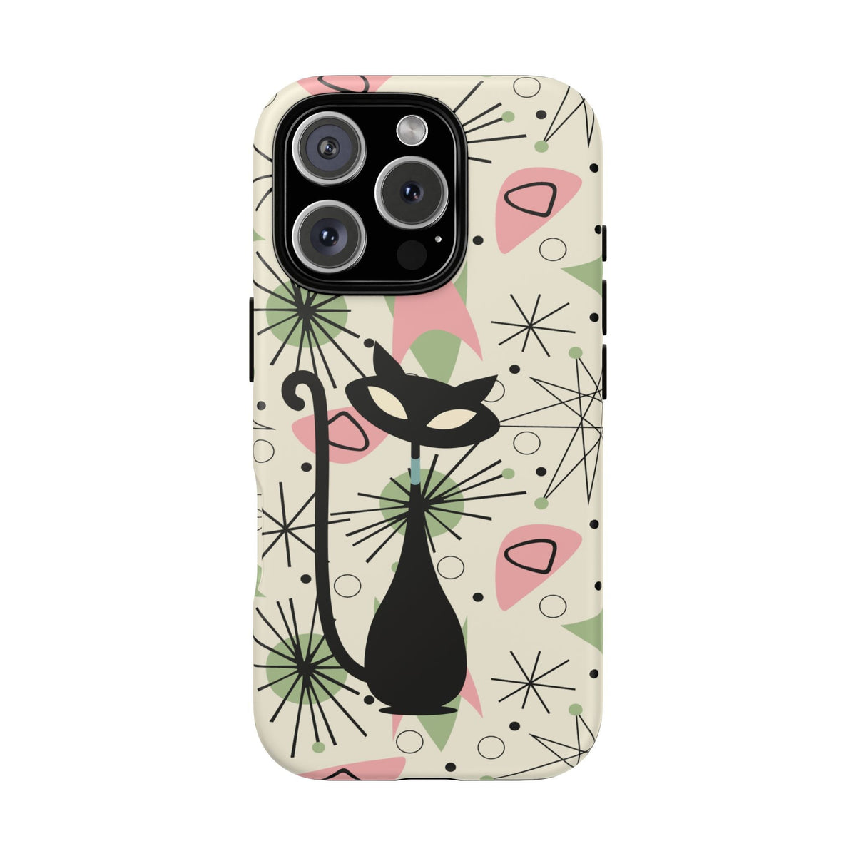 Kate McEnroe New York Atomic Cat Mid Century Modern iPhone CasePhone Cases15842064879394713718