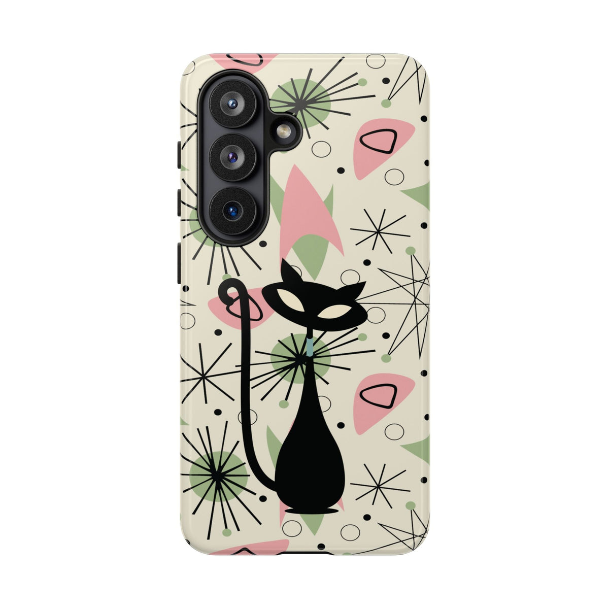 Kate McEnroe New York Atomic Cat Mid Century Modern Samsung Phone CasePhone Cases30096303282123636548