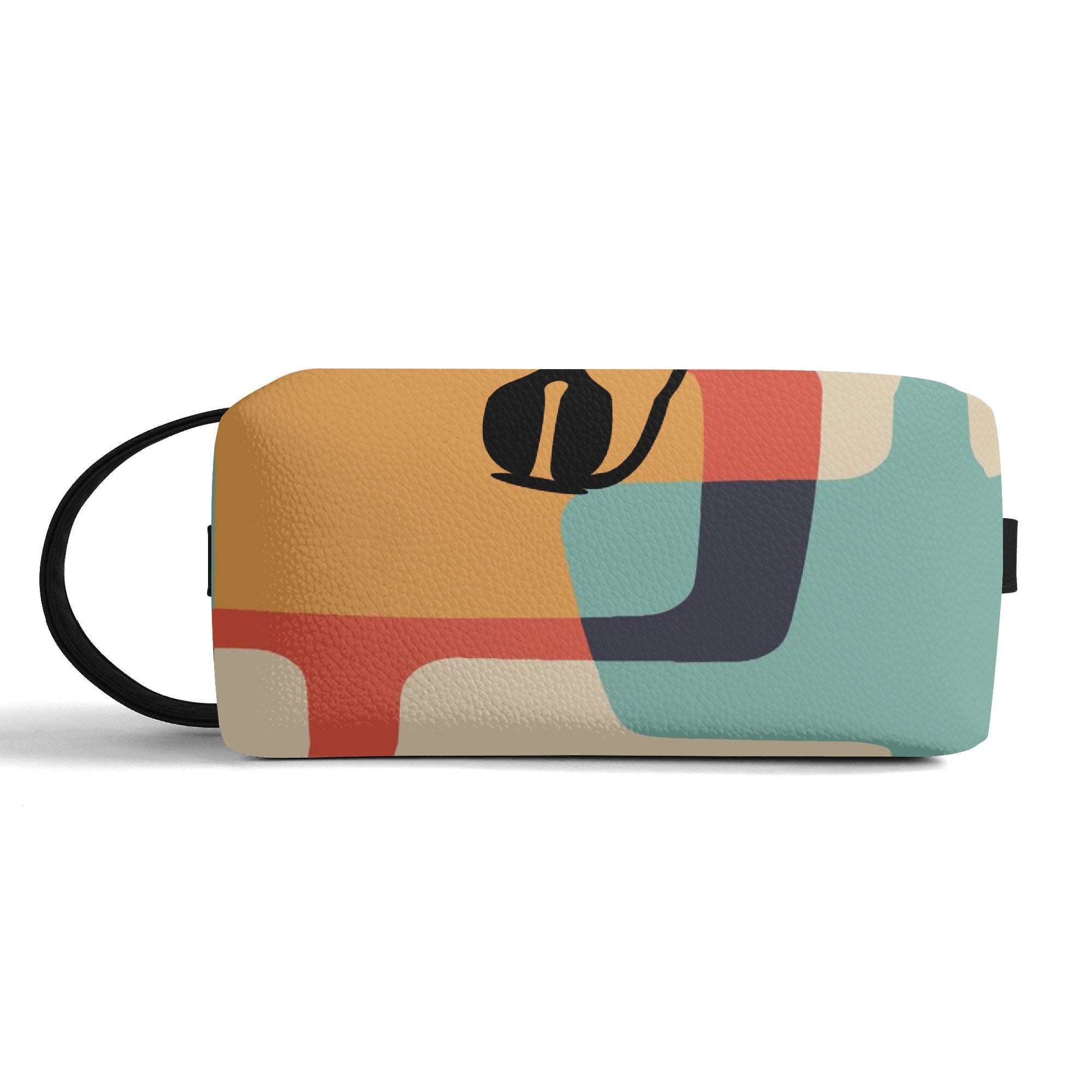 Kate McEnroe New York Atomic Cat Mid Century Modern Toiletry Bag, Retro Kitsch Travel Cosmetic CaseCosmetic & Toiletry BagsWLX8X6ZW - 2