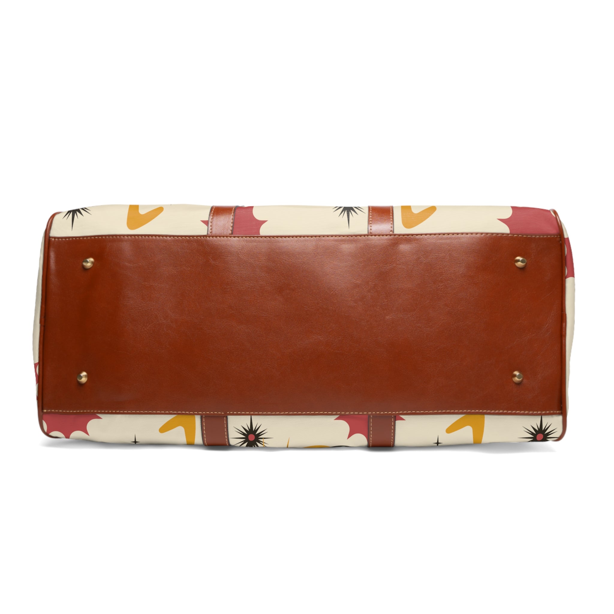 Kate McEnroe New York Atomic Cat Mid Century Modern Travel Bag, Retro Boomerang Starburst Weekender Carry on BagDuffel Bags28669903003883119640