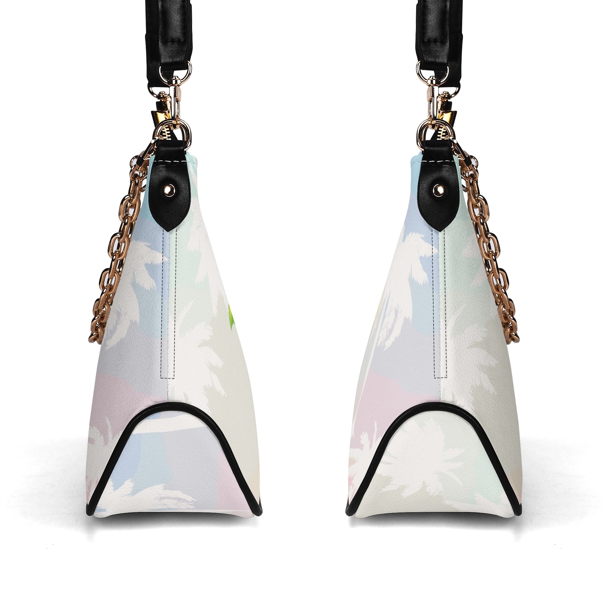 Kate McEnroe New York Atomic Cat Palm Springs Shoulder Bag, Retro 50s Kitsch Flamingo PurseHandbagsNGZ0E26W - 1