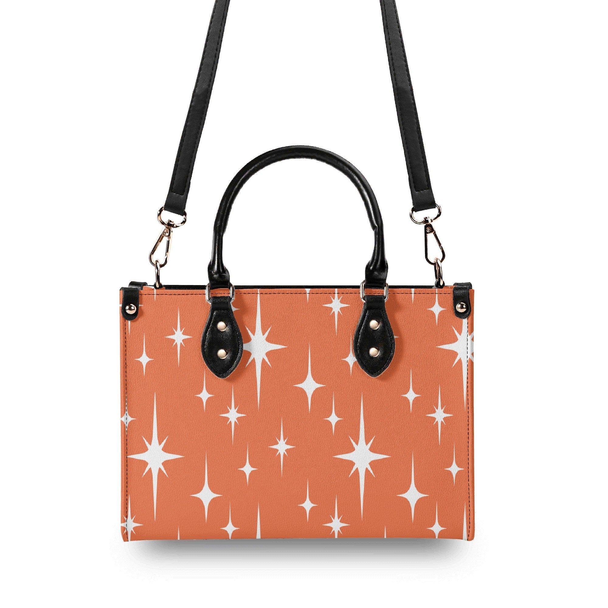 Kate McEnroe New York Atomic Cat Retro Handbag, Mid Century Modern 50s Starburst Purse, Vintage MCM Shoulder BagHandbagsNO58M4PW - 4