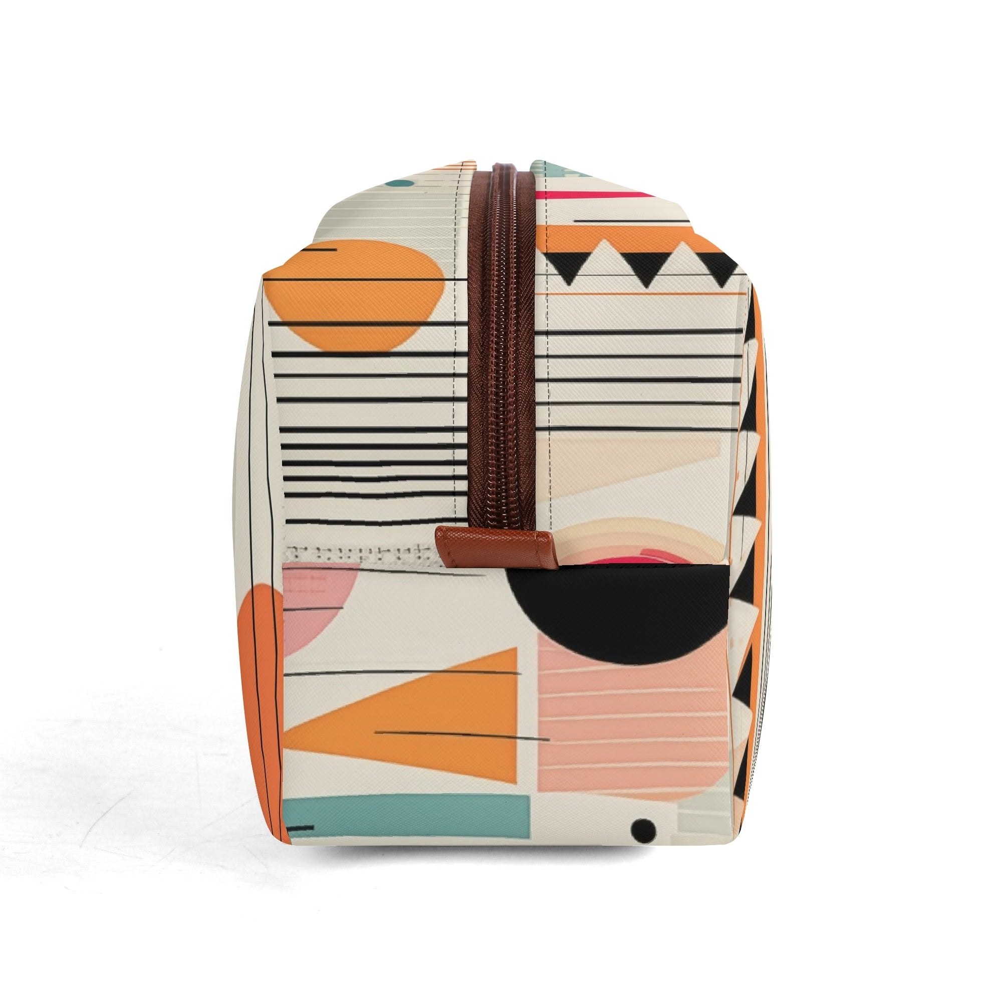 Kate McEnroe New York Atomic Cat Retro Mod Travel Dopp Kit, Mid Century Modern Geometric Toiletry Bag, 50s Space Age OrganizerCosmetic & Toiletry BagsW0ZGL52W - 1