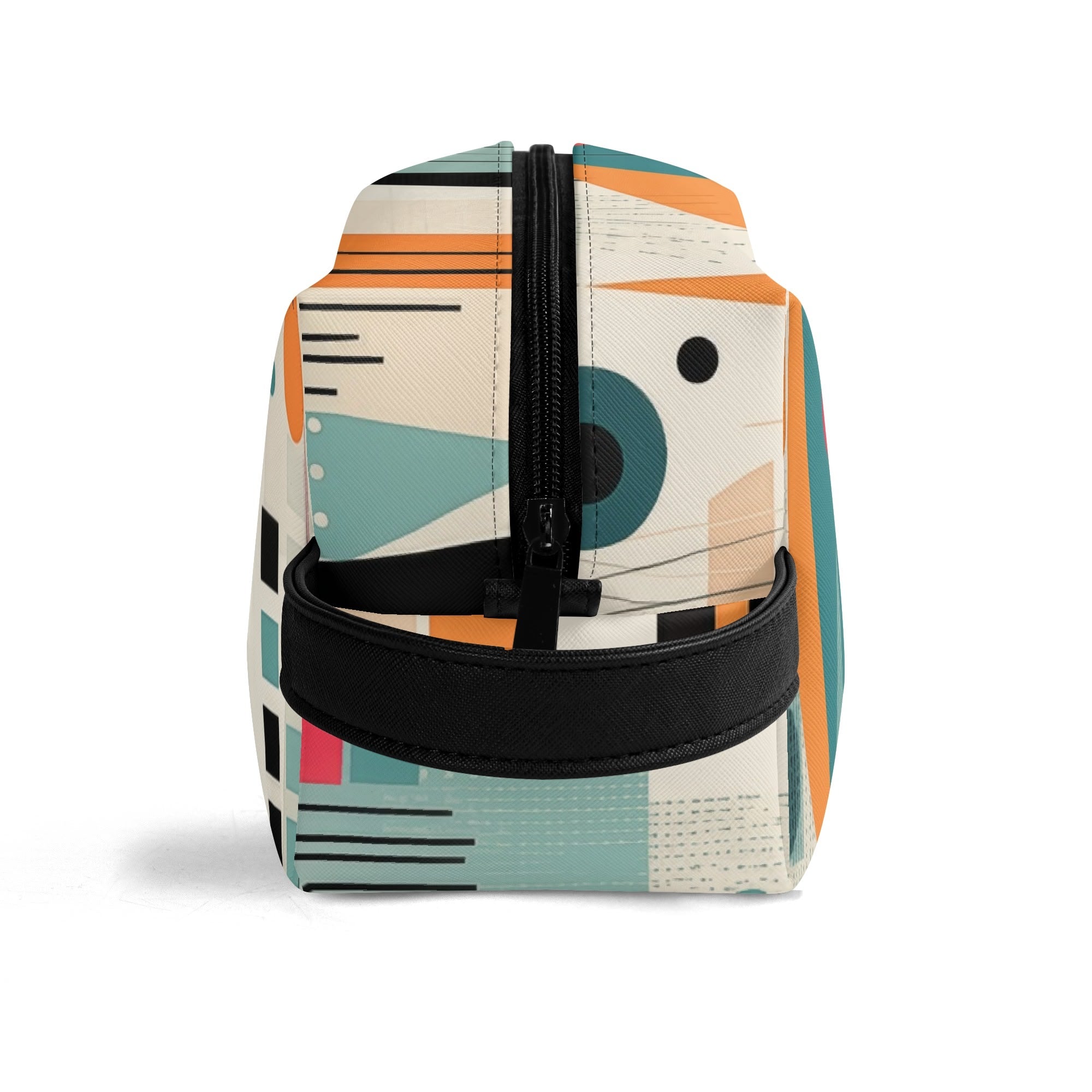 Kate McEnroe New York Atomic Cat Retro Mod Travel Dopp Kit, Mid Century Modern Geometric Toiletry Bag, 50s Space Age OrganizerCosmetic & Toiletry BagsW0ZGL52W - 2