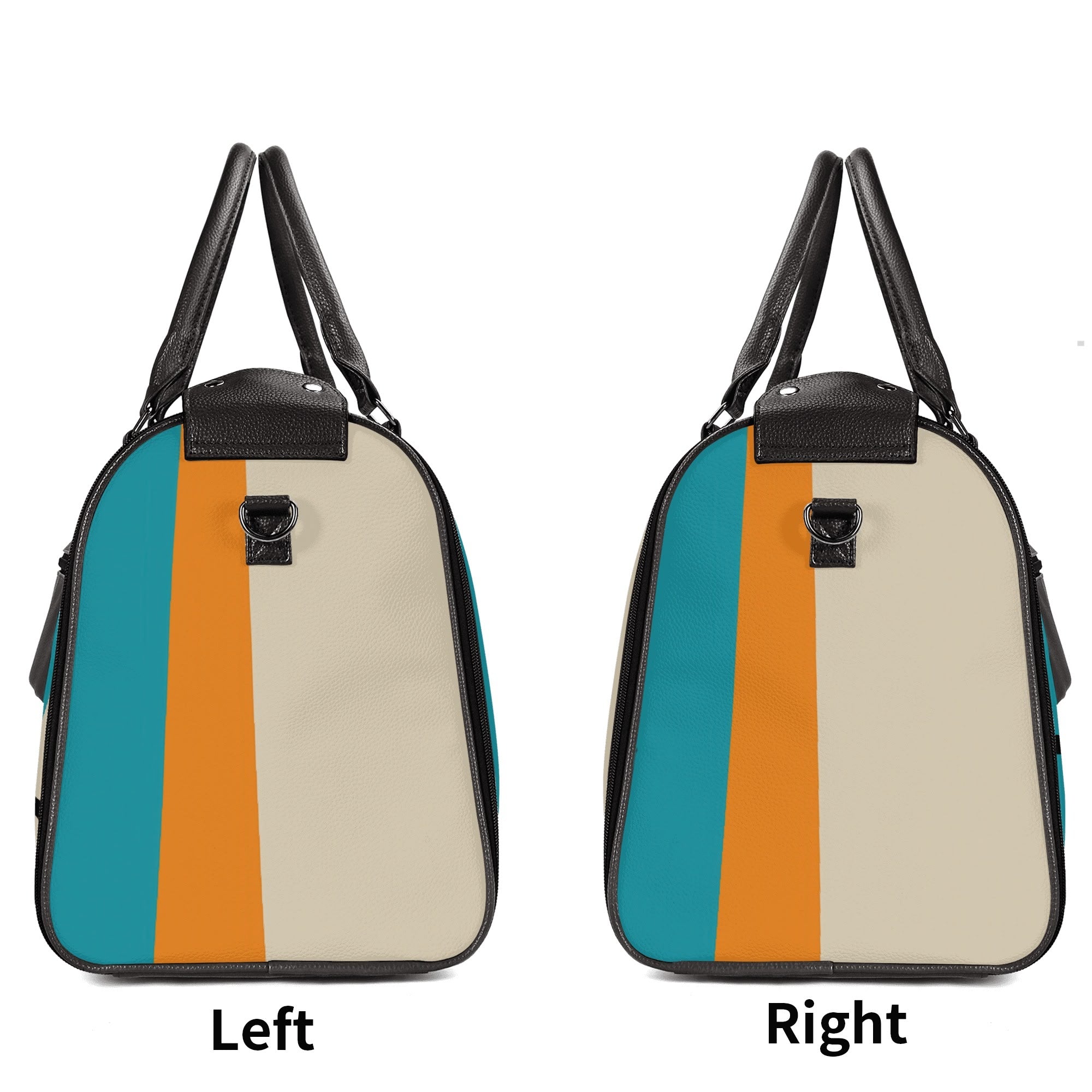 Kate McEnroe New York Atomic Cat Retro TV Foldable Duffel Bag, Mid Century Modern Space Age Mod Travel WeekenderDuffel BagsY57Q7QPW - 2