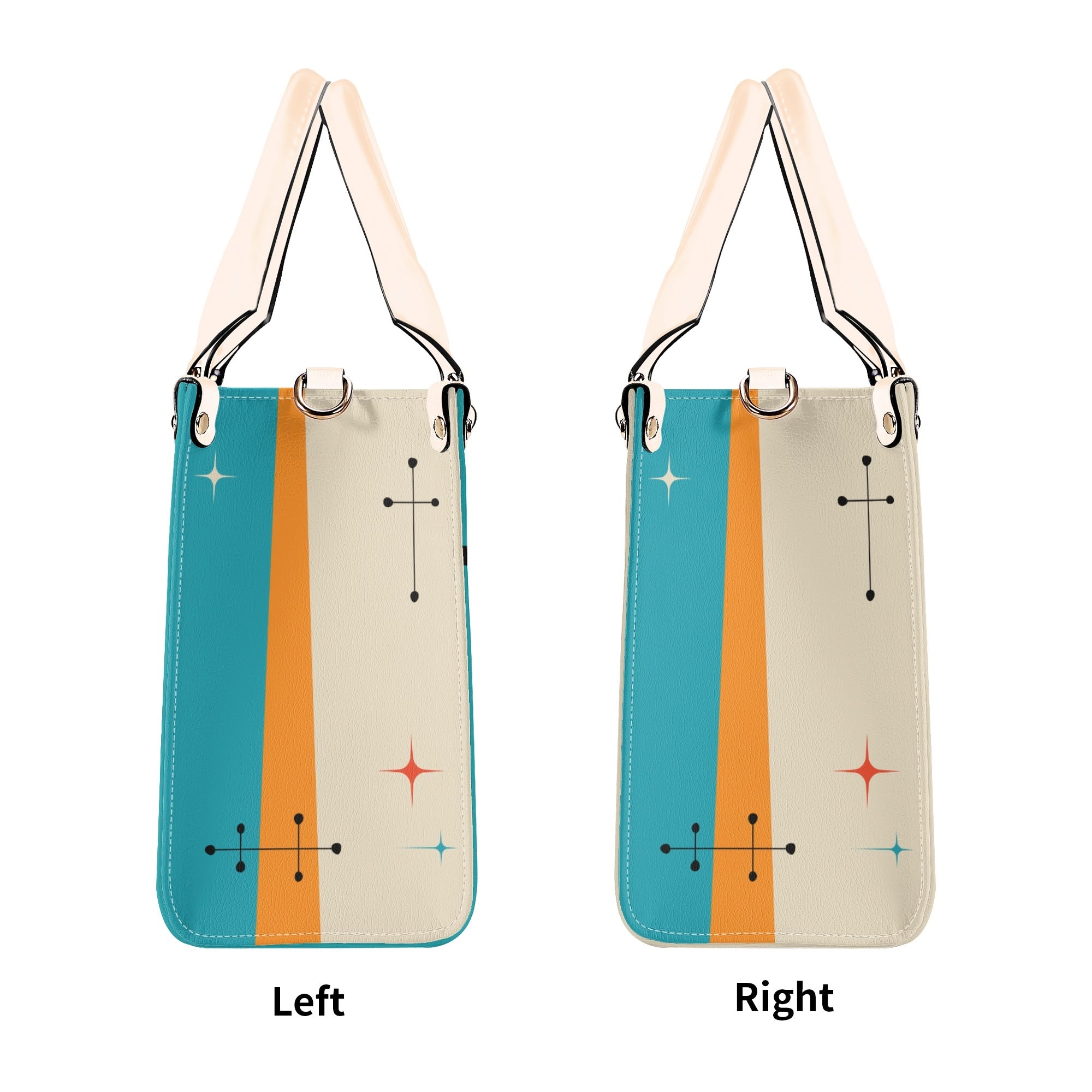 Kate McEnroe New York Atomic Cat Retro TV Handbag, Mid Century Modern Purse, Vintage 50s MCM Kitsch SatchelHandbagsWLXJOJXW - 1