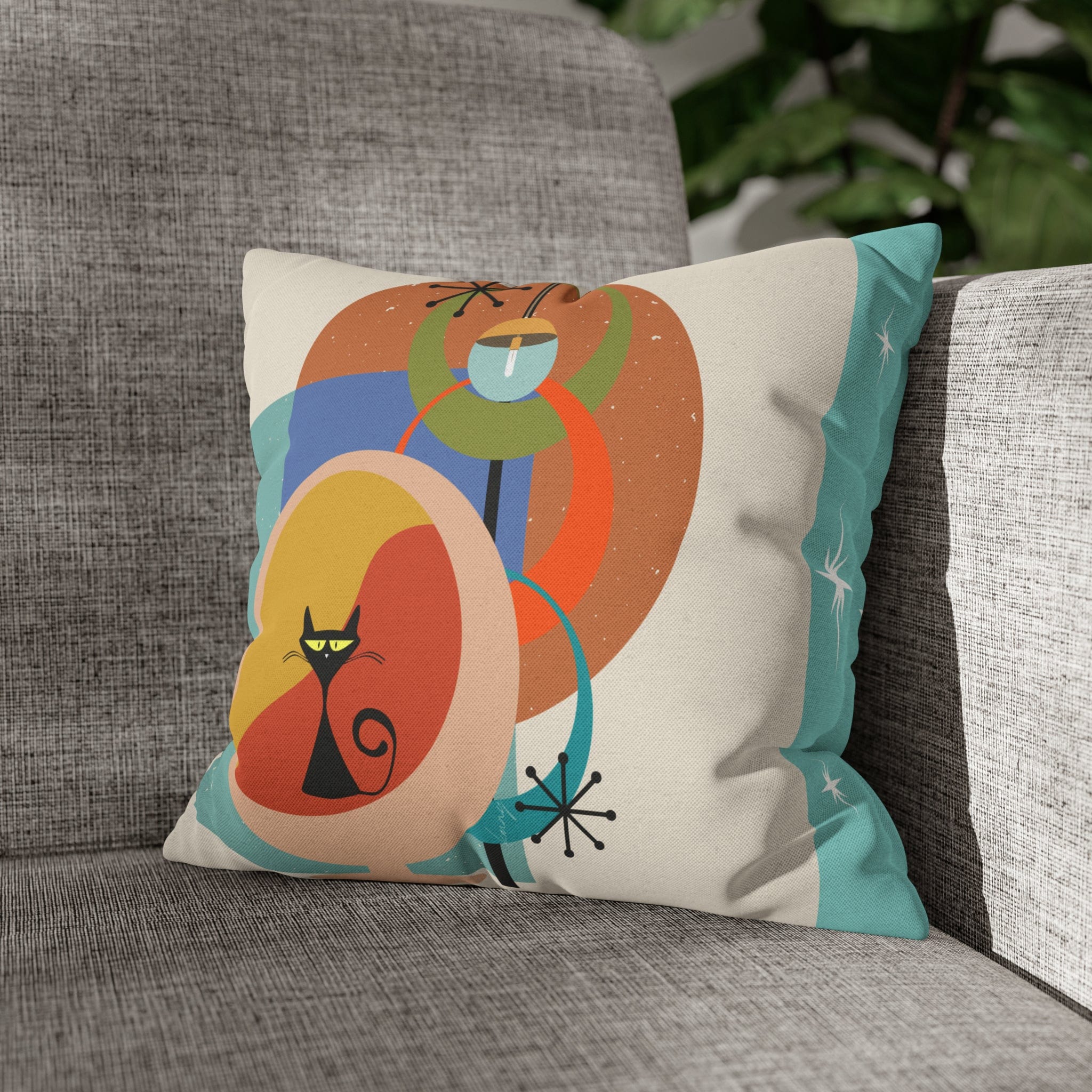 Kate McEnroe New York Atomic Cat Sputnik Throw PillowcaseThrow Pillow Covers14746104622591453030