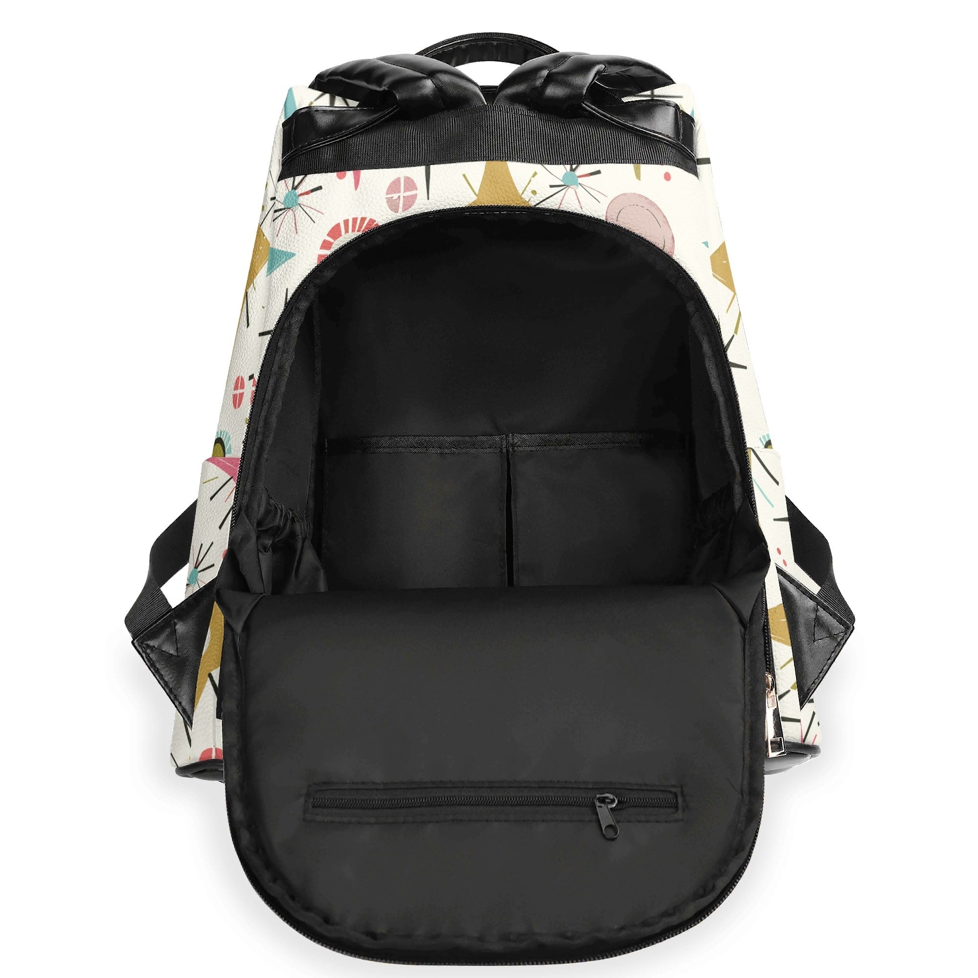 Kate McEnroe New York Atomic Cat Starburst Backpack, Mid Century Modern Retro DaypackBackpacksN7MRPQKW-1
