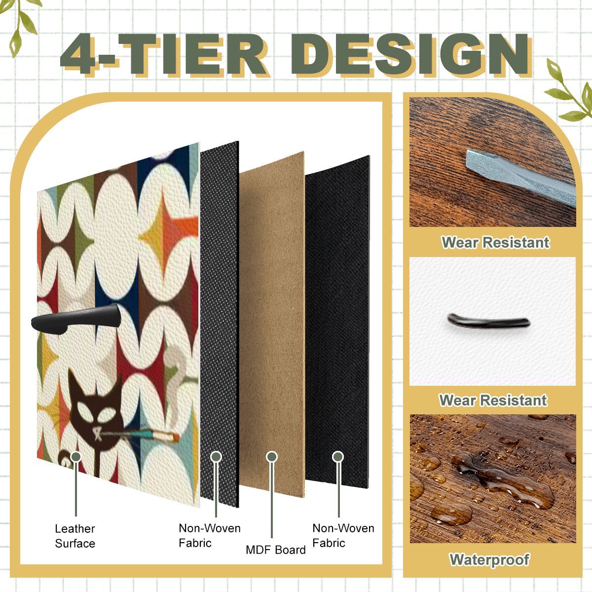 Kate McEnroe New York Atomic Cat TV Stand Scandinavian Mod Console Mid Century Media StorageTV StandsJTZcT3Av3Z