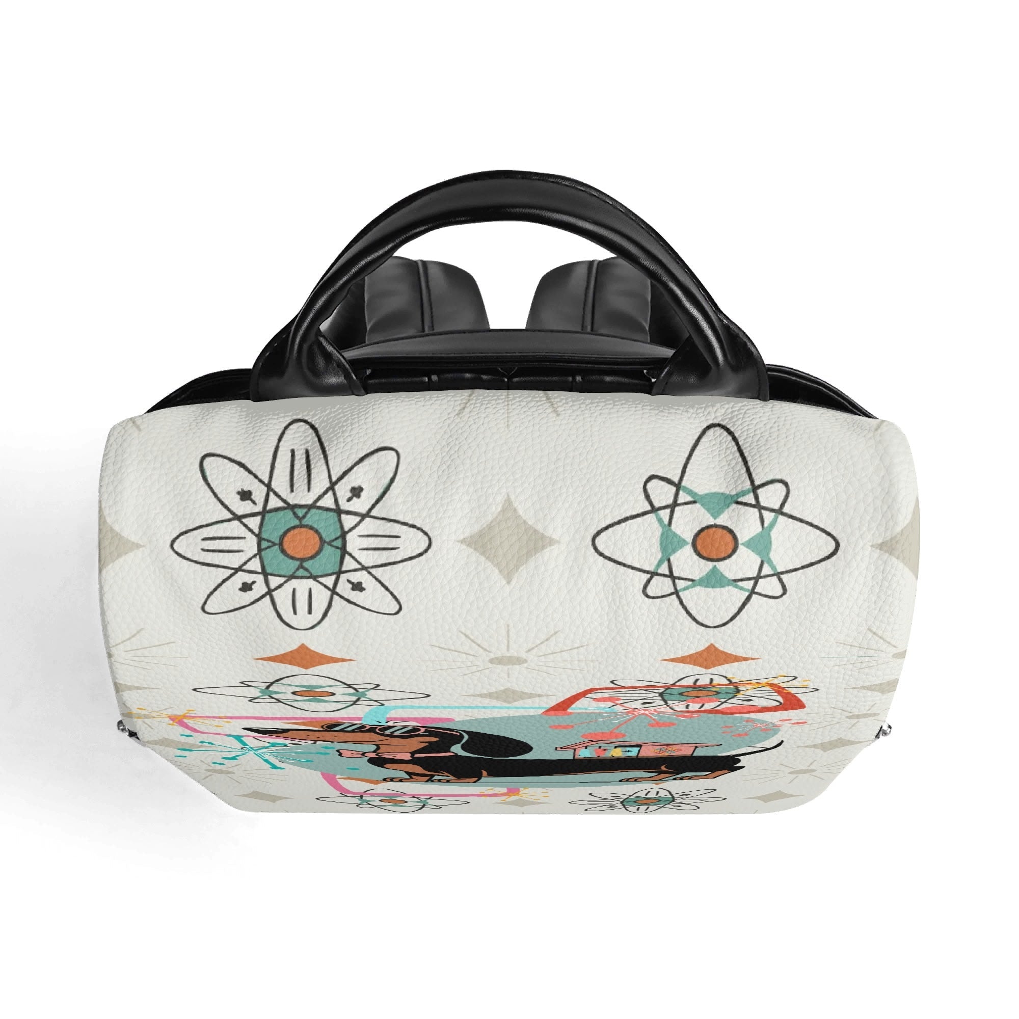 Kate McEnroe New York Atomic Dachshund Mid Century Modern Retro Backpack Wiener Dog BagBackpacksW8MX73XW-1