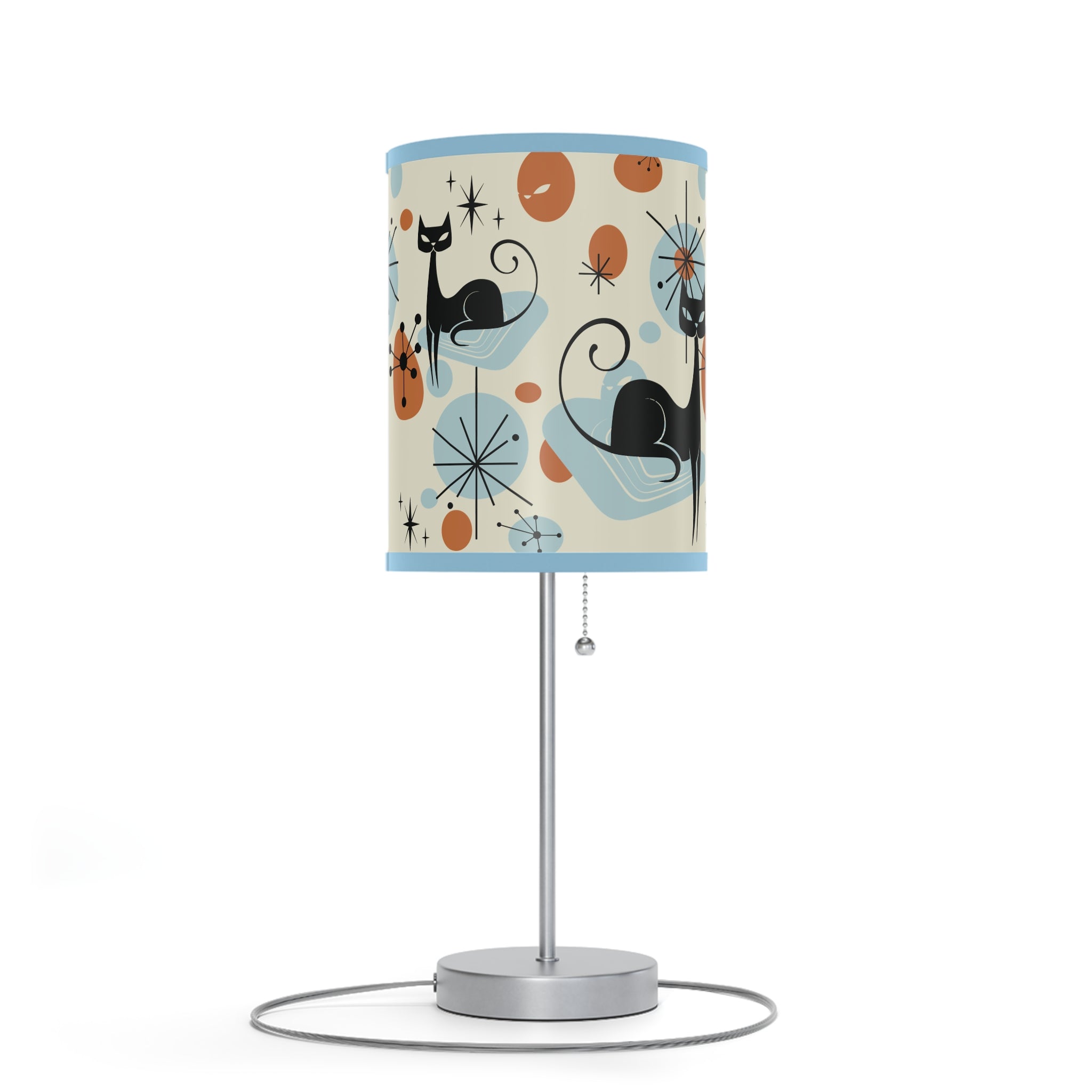 Kate McEnroe New York Atomic Kitschy Cat Table Lamp, Mid Century Modern, Retro 50s Starburst Accent LightTable Lamps29439504474839606491