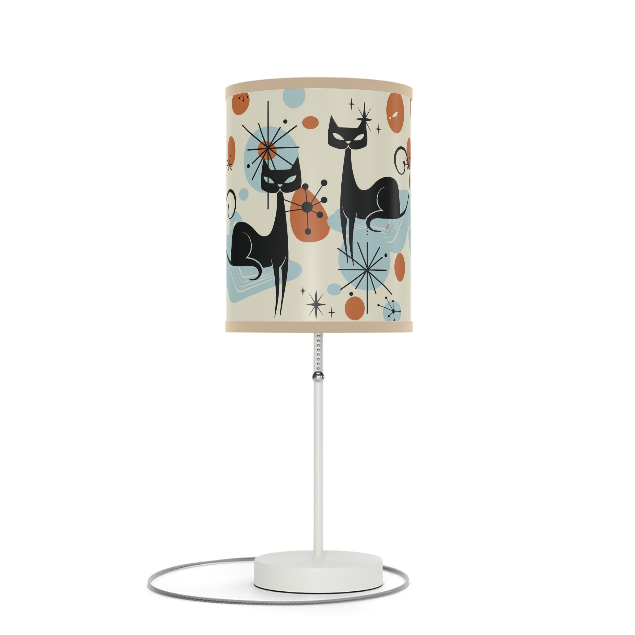 Kate McEnroe New York Atomic Kitschy Cat Table Lamp, Mid Century Modern, Retro 50s Starburst Accent LightTable Lamps41924481894145092948