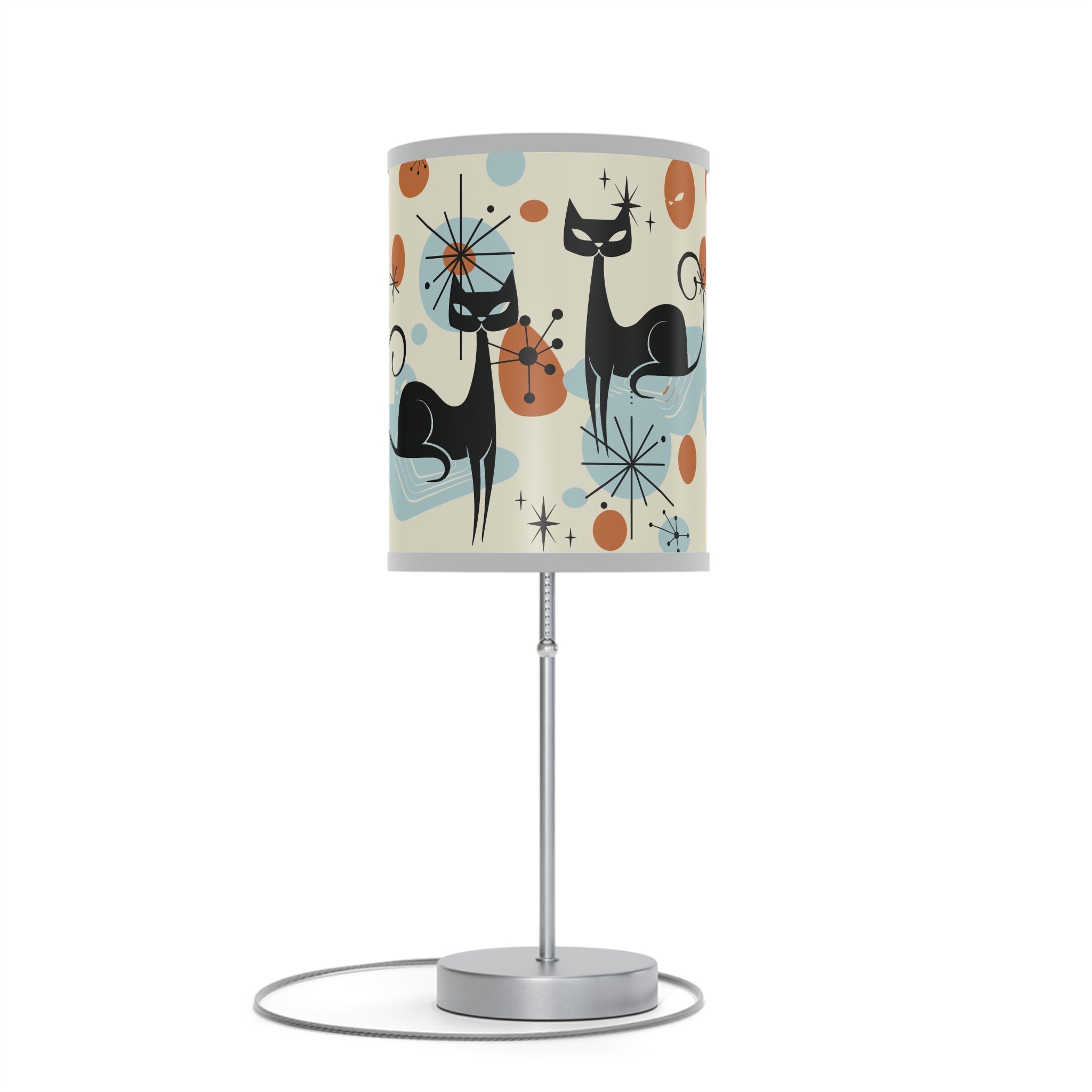 Kate McEnroe New York Atomic Kitschy Cat Table Lamp, Mid Century Modern, Retro 50s Starburst Accent LightTable Lamps82116503468289205394