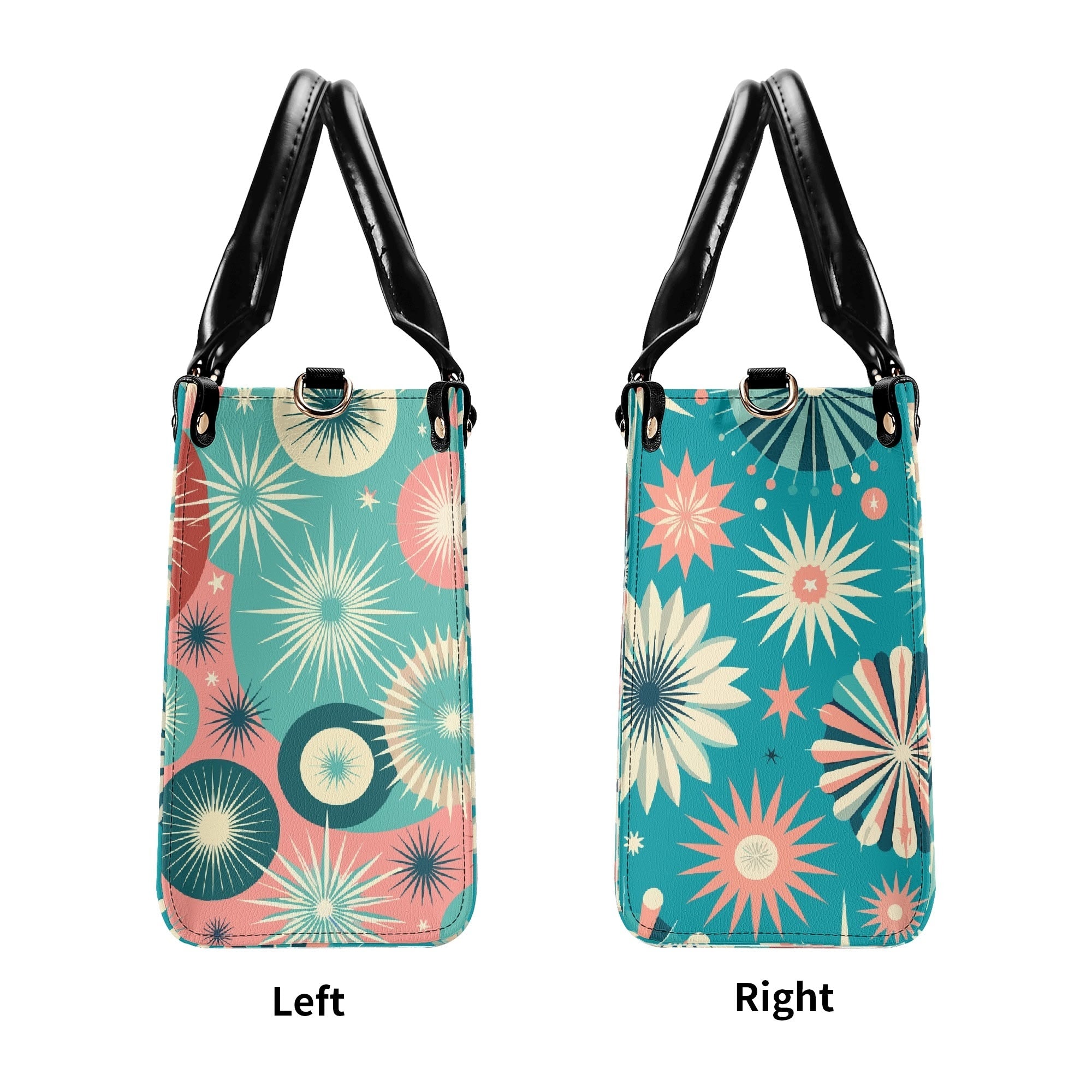 Kate McEnroe New York Atomic Kitschy Poodle Retro Handbag, Mid Century Modern Starburst 50s PurseHandbagsNKQ4EE1N - 1