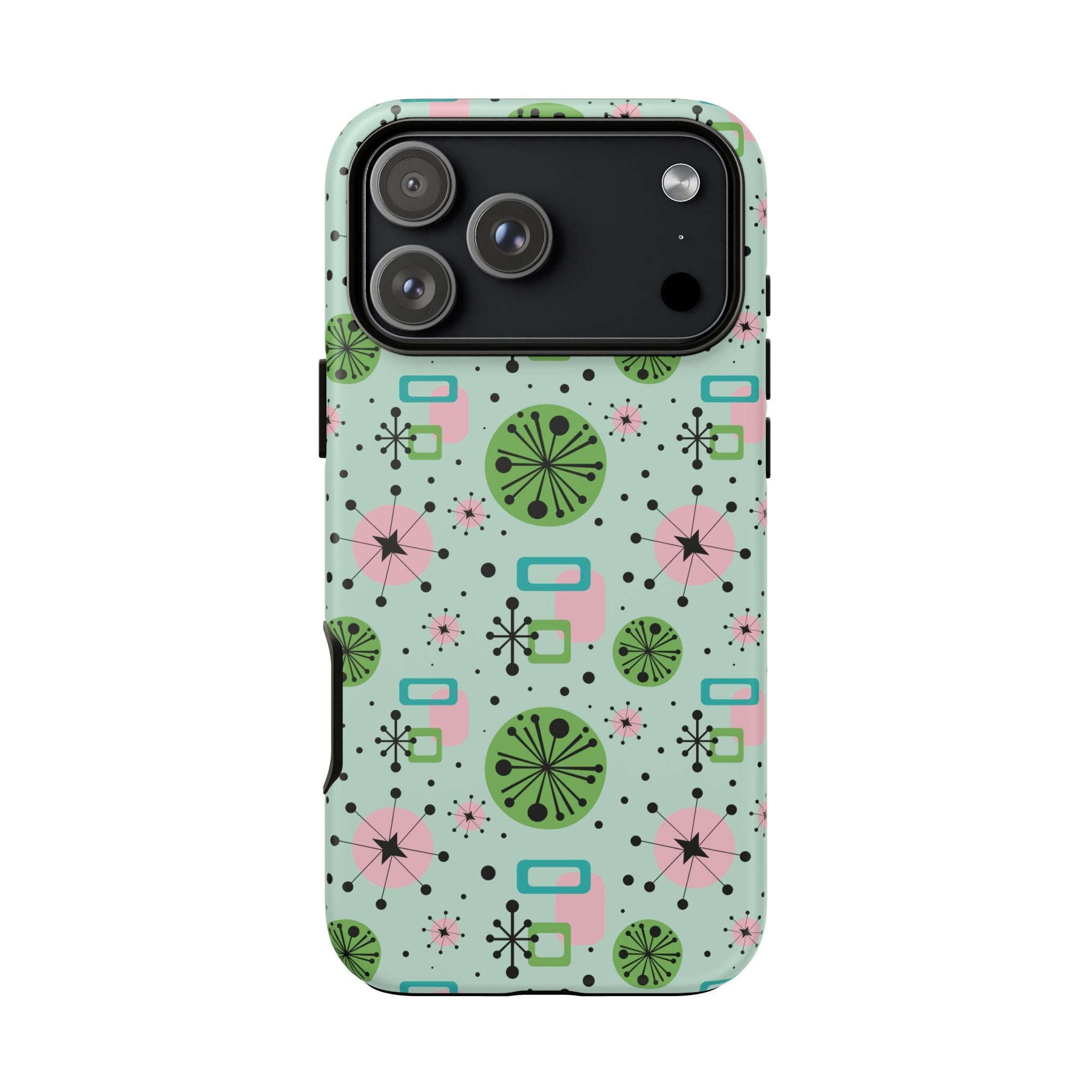 Kate McEnroe New York Atomic Starburst Sputnik iPhone Case, Retro 50s Mid Century Modern Protective Phone CoverPhone Cases17277303910714242310