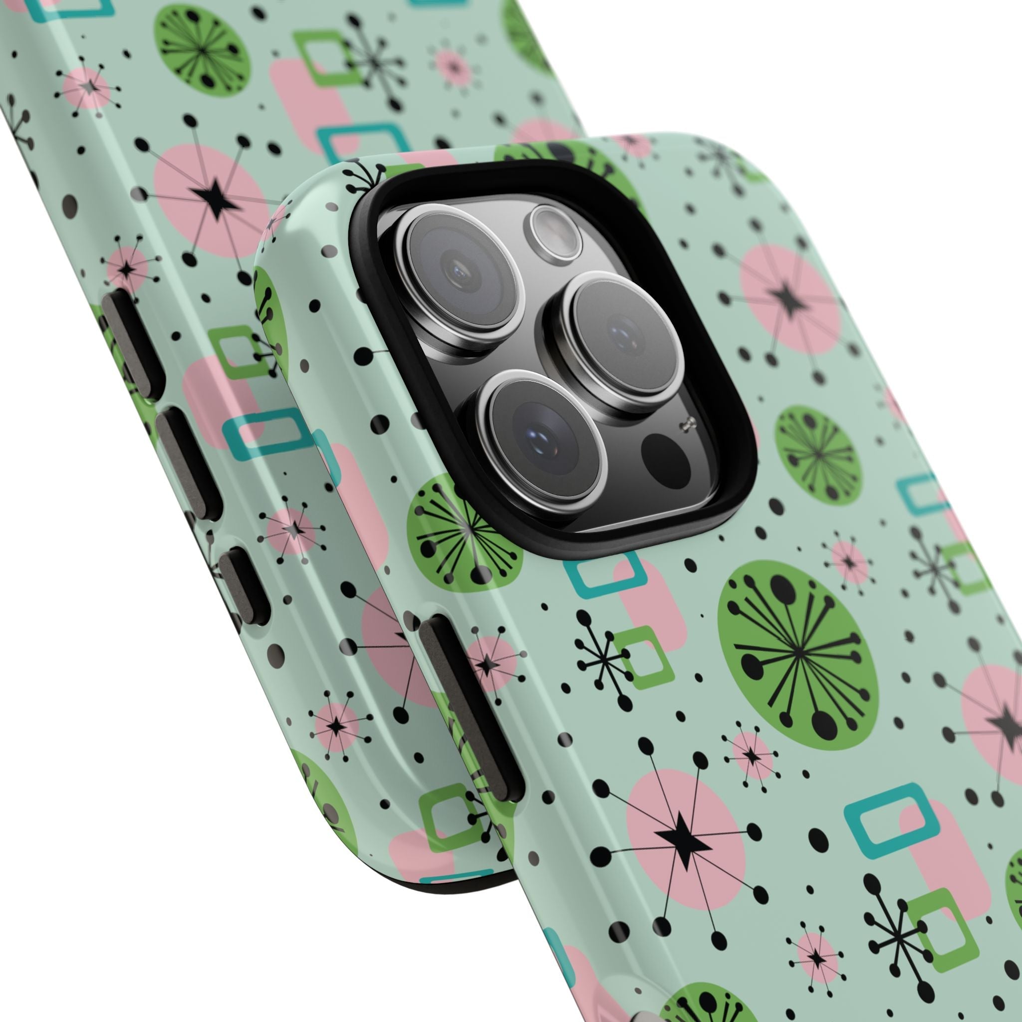 Kate McEnroe New York Atomic Starburst Sputnik iPhone Case, Retro 50s Mid Century Modern Protective Phone CoverPhone Cases26091189606704388644