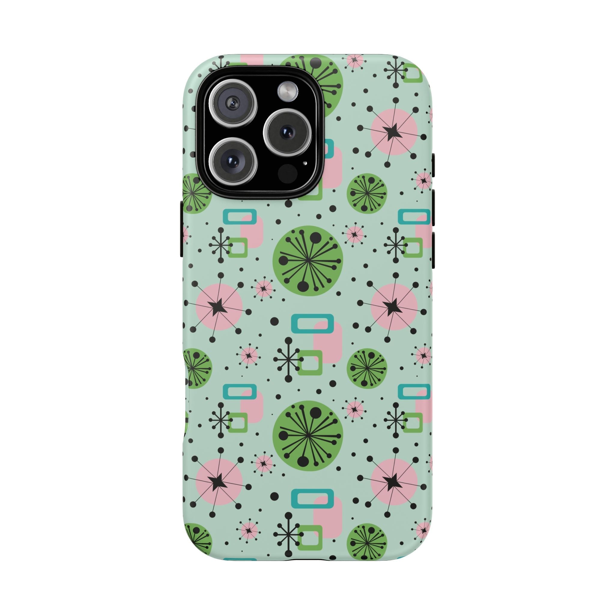 Kate McEnroe New York Atomic Starburst Sputnik iPhone Case, Retro 50s Mid Century Modern Protective Phone CoverPhone Cases26091189606704388644