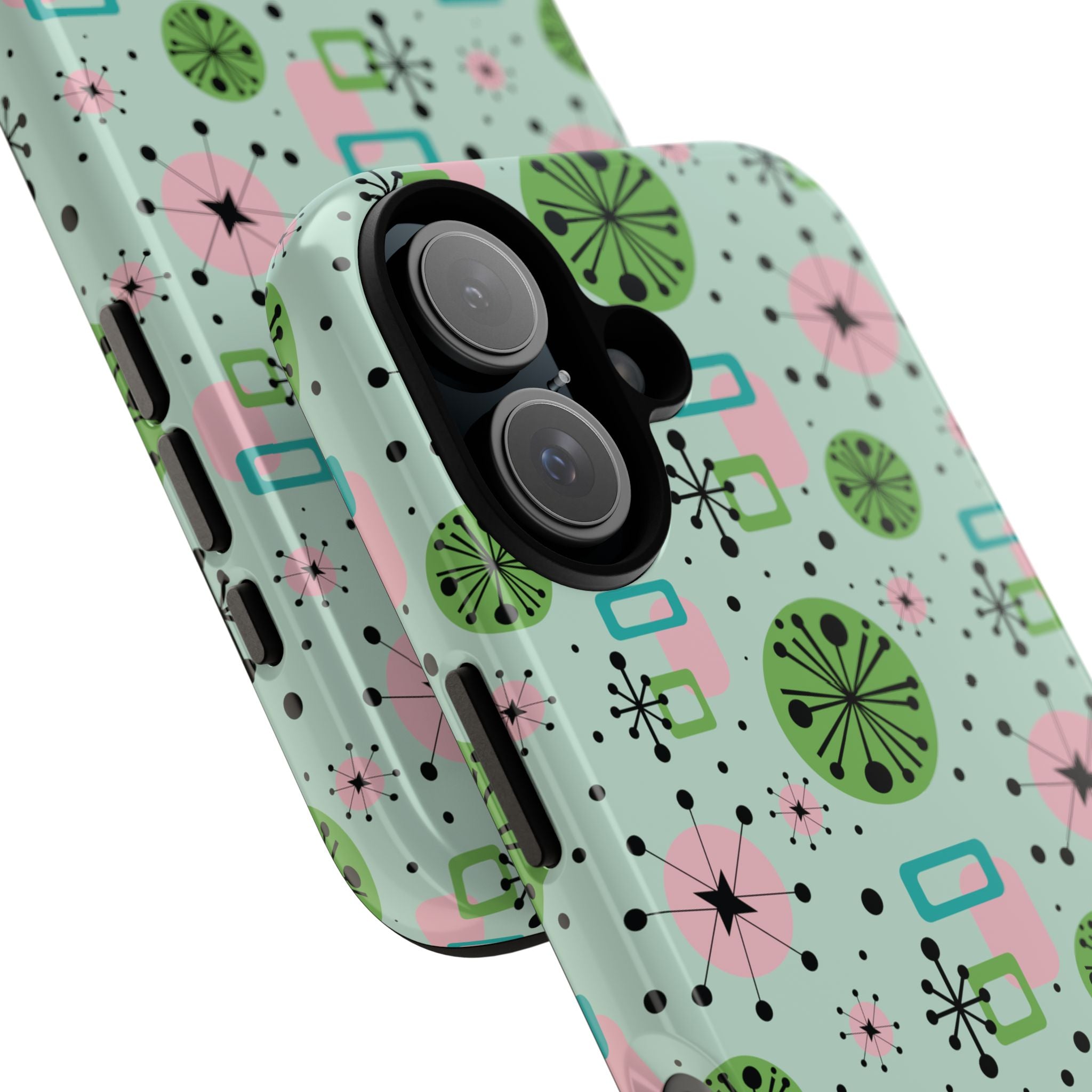 Kate McEnroe New York Atomic Starburst Sputnik iPhone Case, Retro 50s Mid Century Modern Protective Phone CoverPhone Cases26091189606704388644