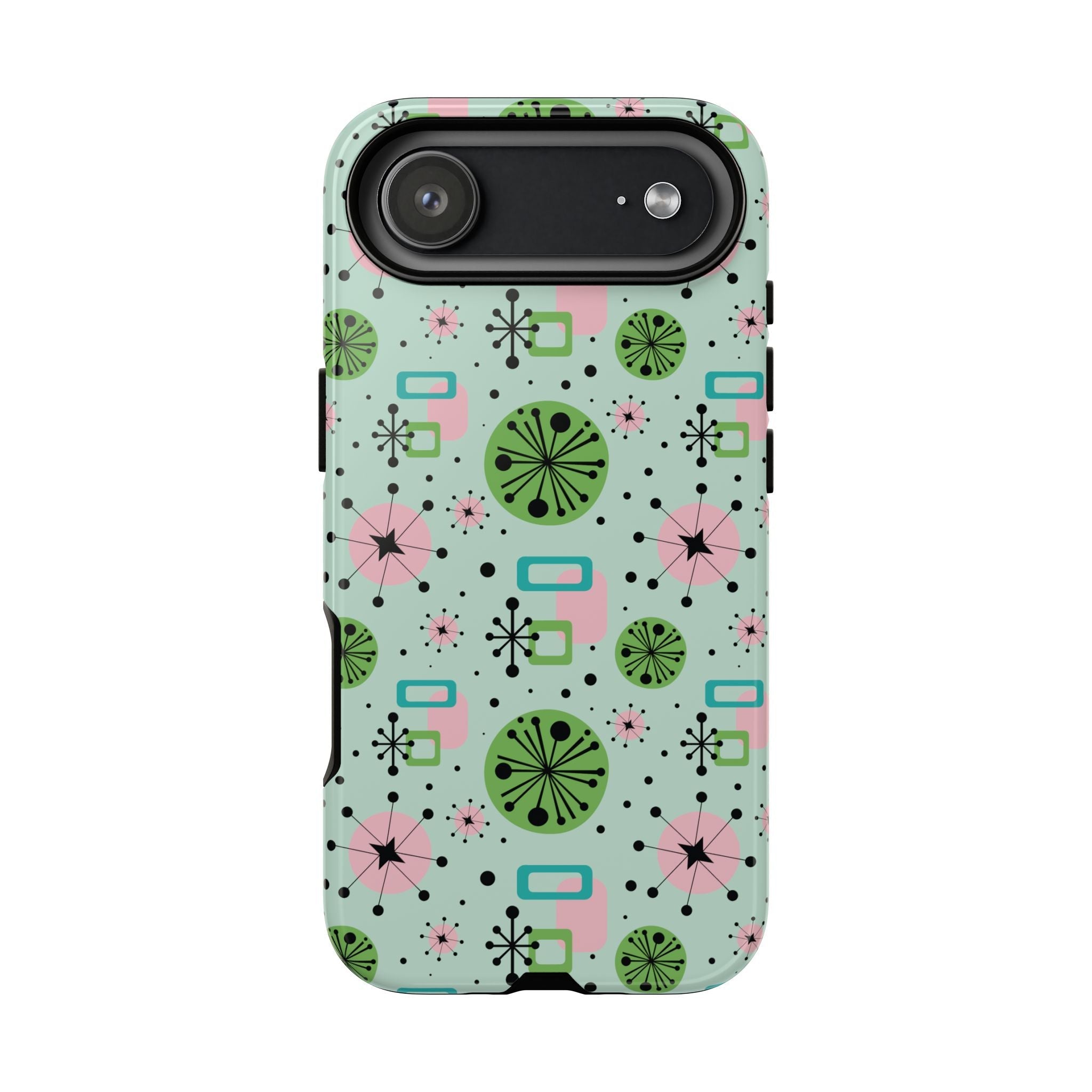 Kate McEnroe New York Atomic Starburst Sputnik iPhone Case, Retro 50s Mid Century Modern Protective Phone CoverPhone Cases31407500044043115837
