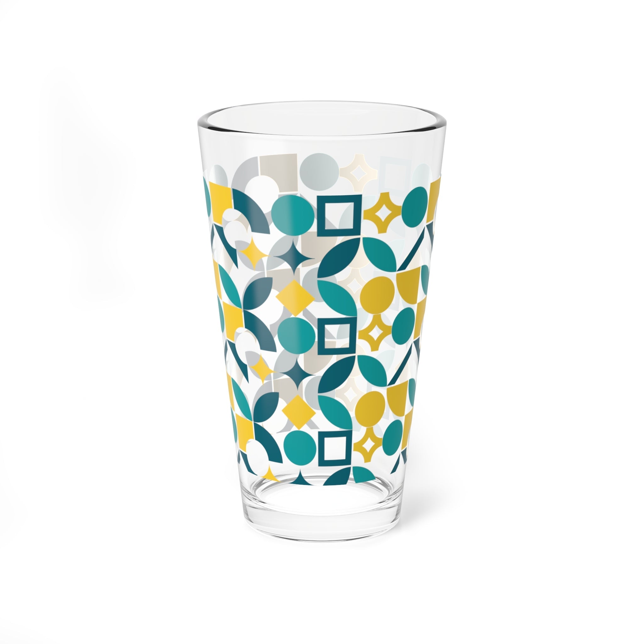 Kate McEnroe New York Bauhaus Geometric Pint Glass, Mid Century Modern BarwarePint Glasses21640600604144694149
