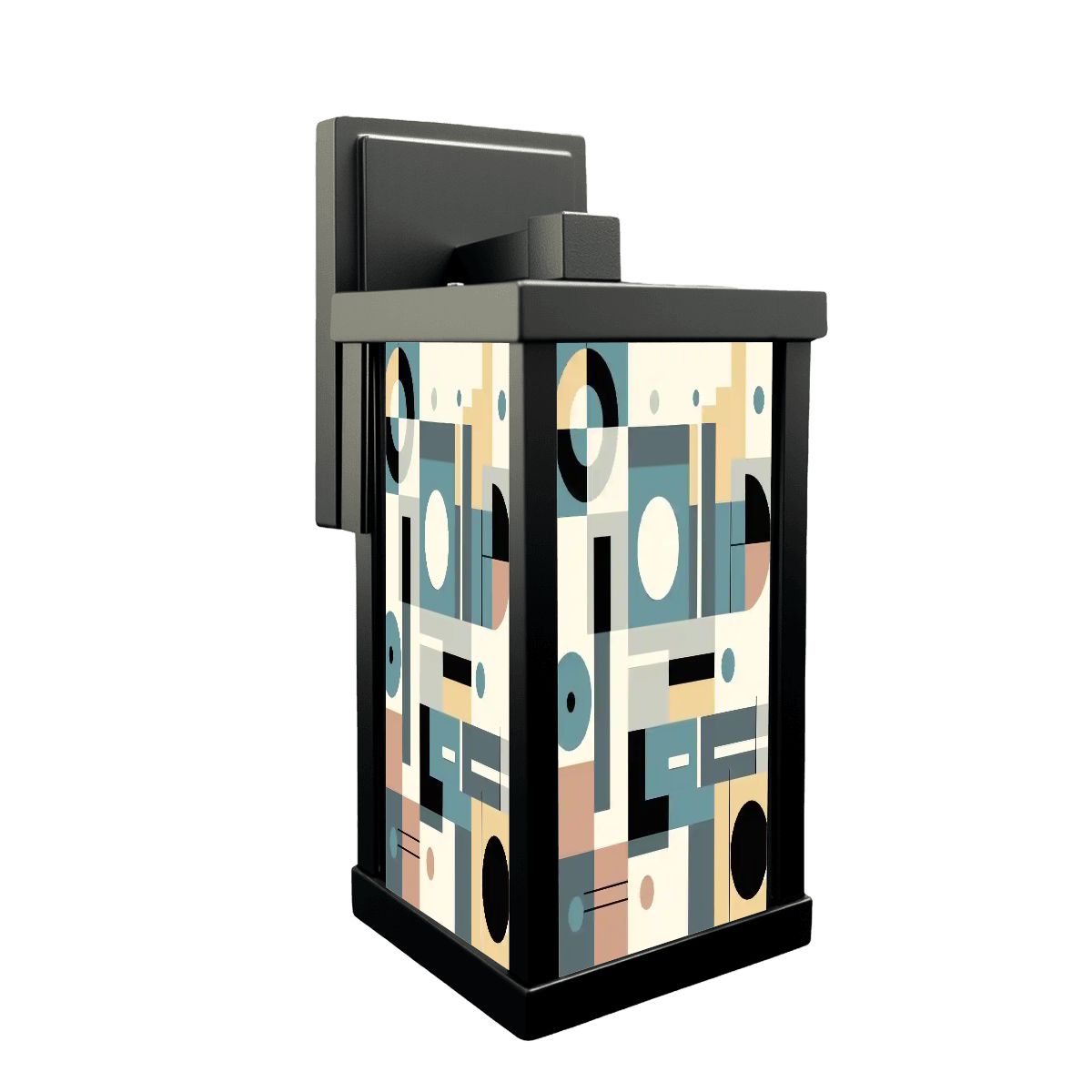 Kate McEnroe New York Bauhaus Wall Sconce Light, Mid Century Modern Retro, Modernist Porch Accent FixtureOutdoor Wall LightskXACgKNYFF