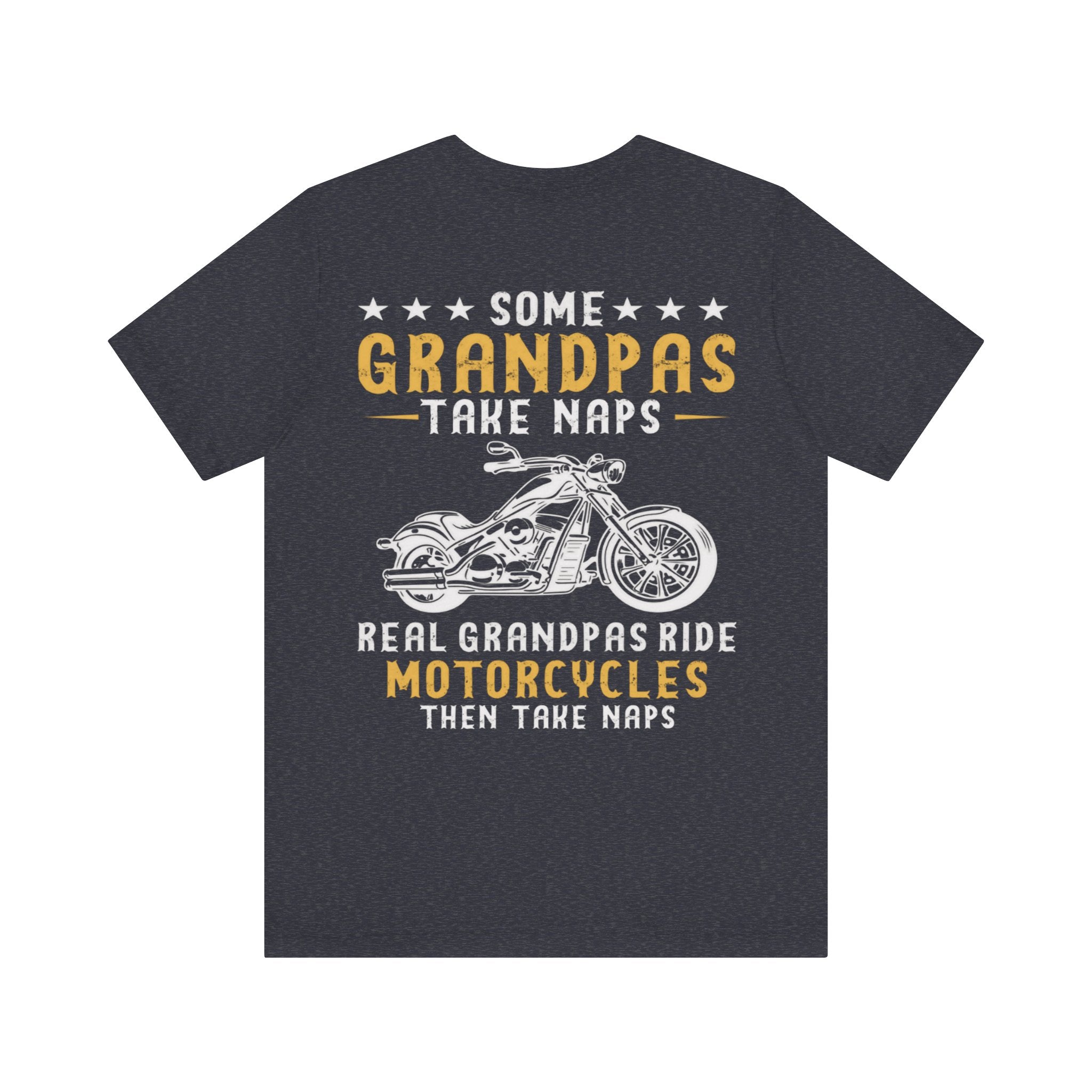 Kate McEnroe New York Biker Grandpa Shirt, Real Grandpas Ride Motorcycles Then Take Naps Shirt, Funny Biker Shirt