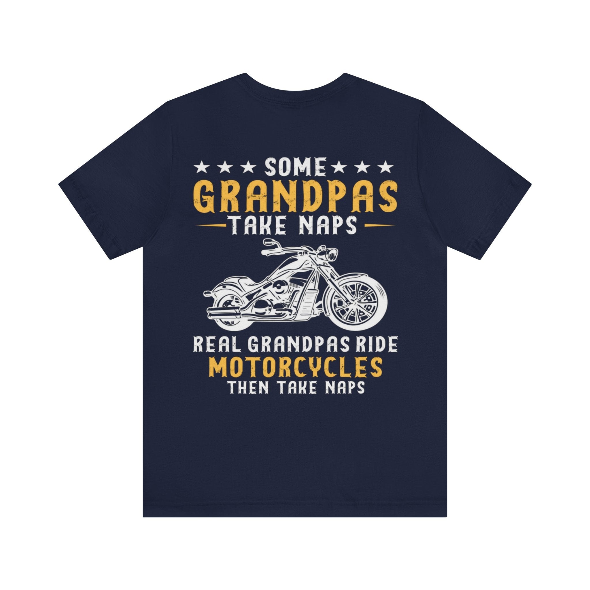 Kate McEnroe New York Biker Grandpa Shirt, Real Grandpas Ride Motorcycles Then Take Naps Shirt, Funny Biker Shirt