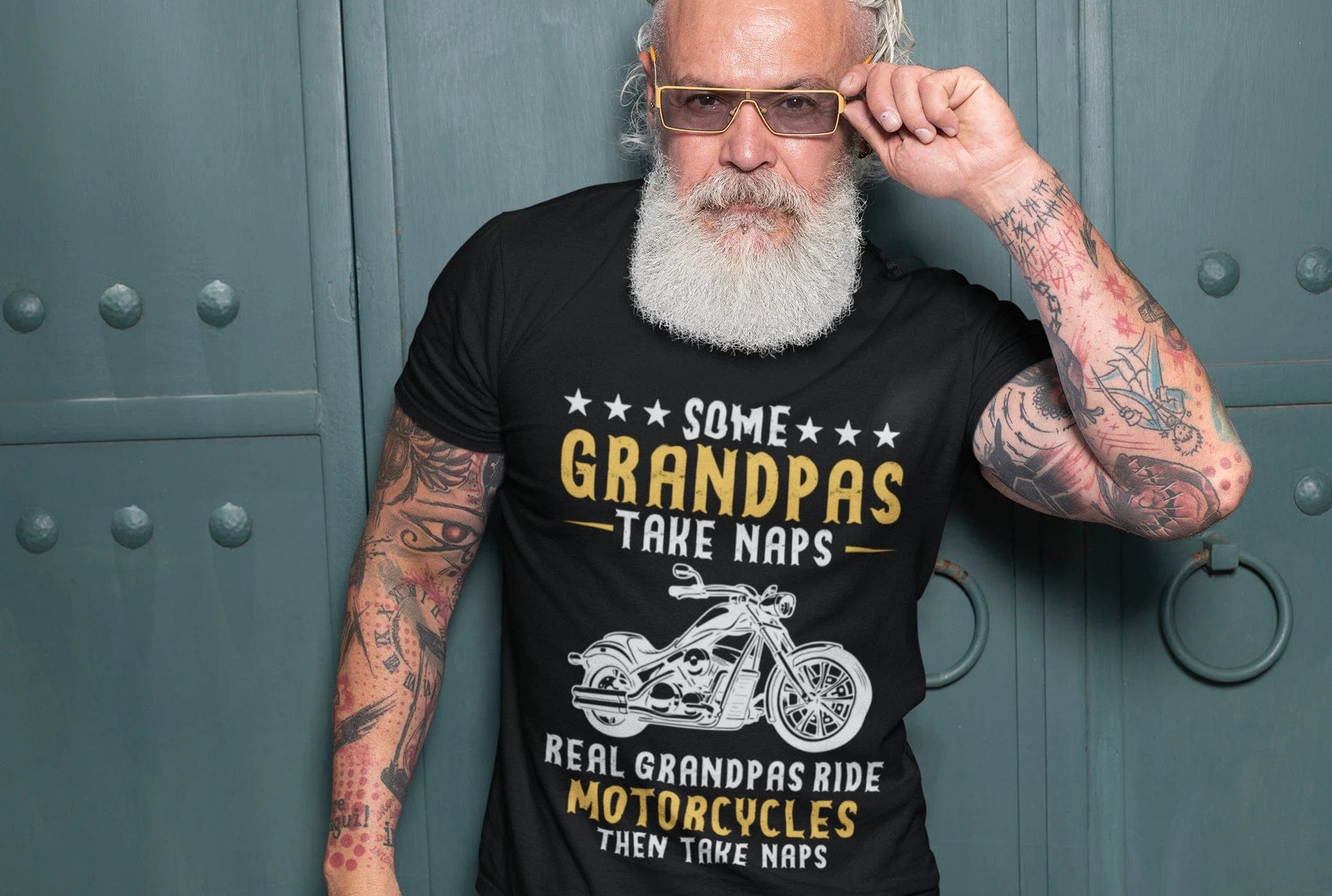 Kate McEnroe New York Biker Grandpas Shirt For Father&