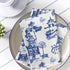 Kate McEnroe New York Blue Willow Chinoiserie Cloth Dinner Napkins, Set of 4, Classic Blue and White Table Linens, Oriental Dining Decor Napkins 4-piece set / 19" × 19" 20595164378749888097