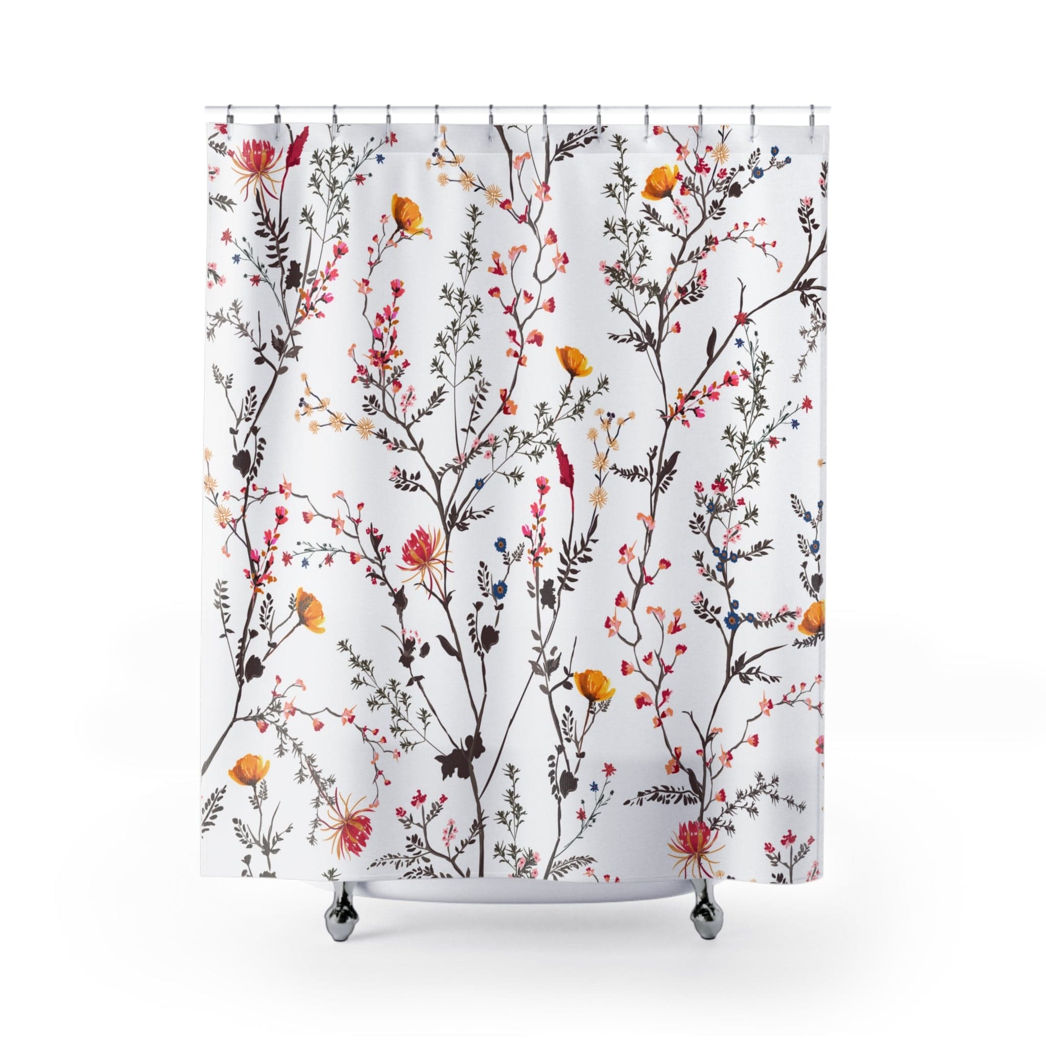 Kate McEnroe New York Bohemian Vintage Blossoms Floral Shower CurtainShower CurtainsS40 - BOH - FLO - 7X7