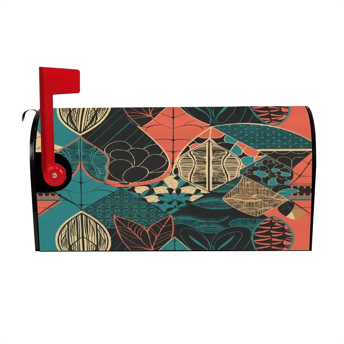 Kate McEnroe New York Boho Botanical Abstract Floral Magnetic Mailbox CoversMailbox CoversuNRWR2QeY2