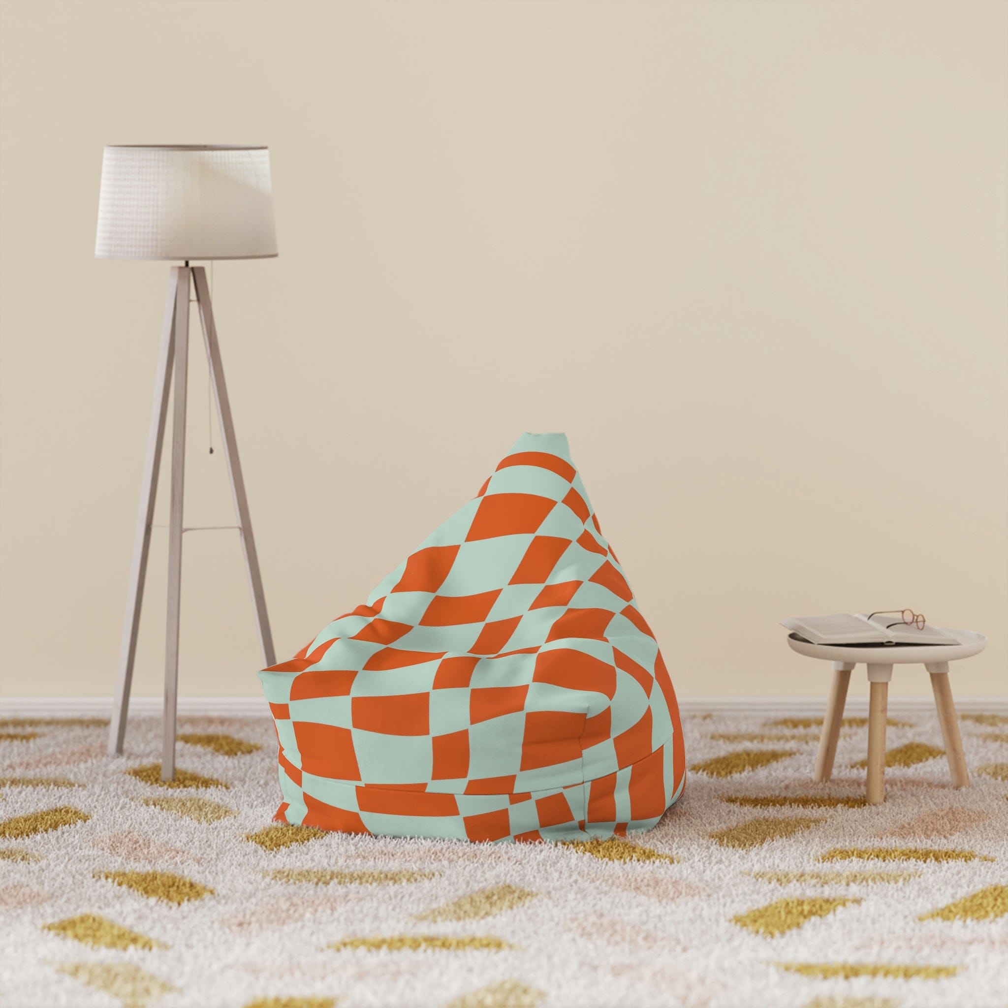 Kate McEnroe New York Checkered Bean Bag Chair CoverBean Bag Chair Covers31019712721118721851