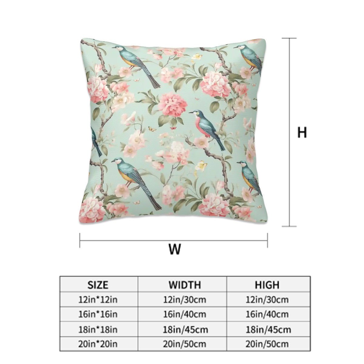 Kate McEnroe New York Chinoiserie Bird Pillow Cover Set, Vintage Garden Floral Accent DecorThrow Pillow Covers4T2yXTLd0n