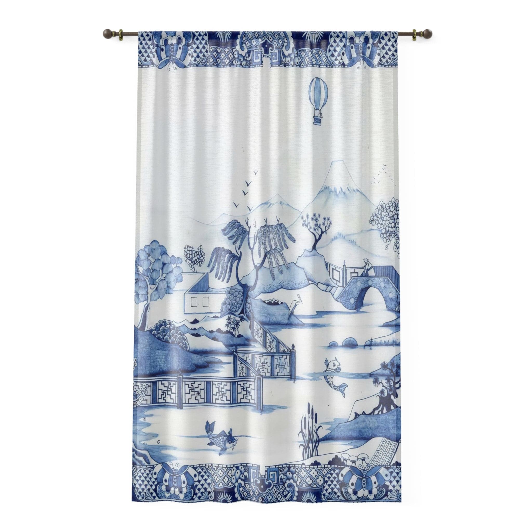 Kate McEnroe New York Chinoiserie Blue Willow